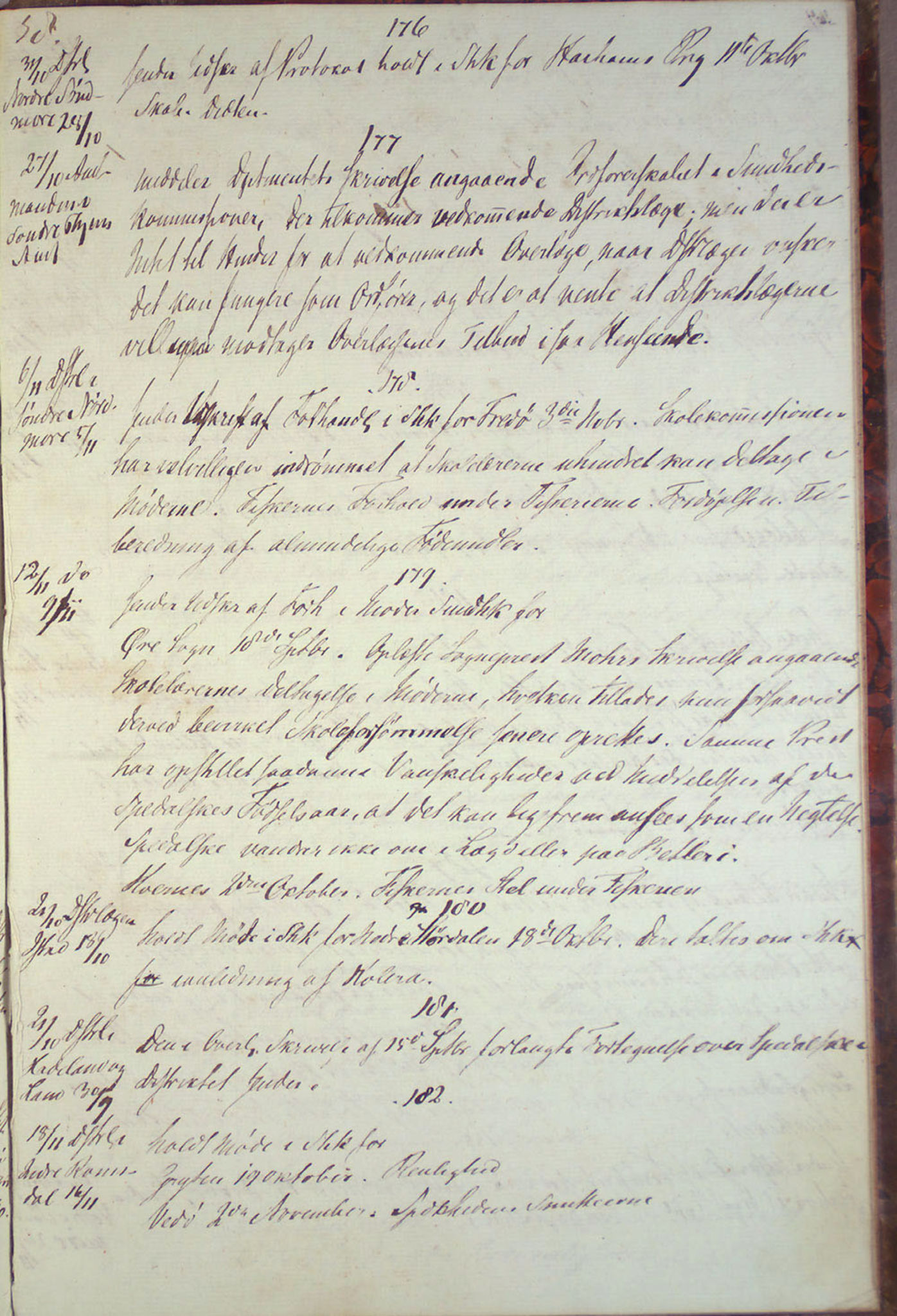 Lepraarkiver - Overlegen for den spedalske sykdom, AV/SAB-A-61001/B.c/L0001: Journal, 1854-1859, p. 265