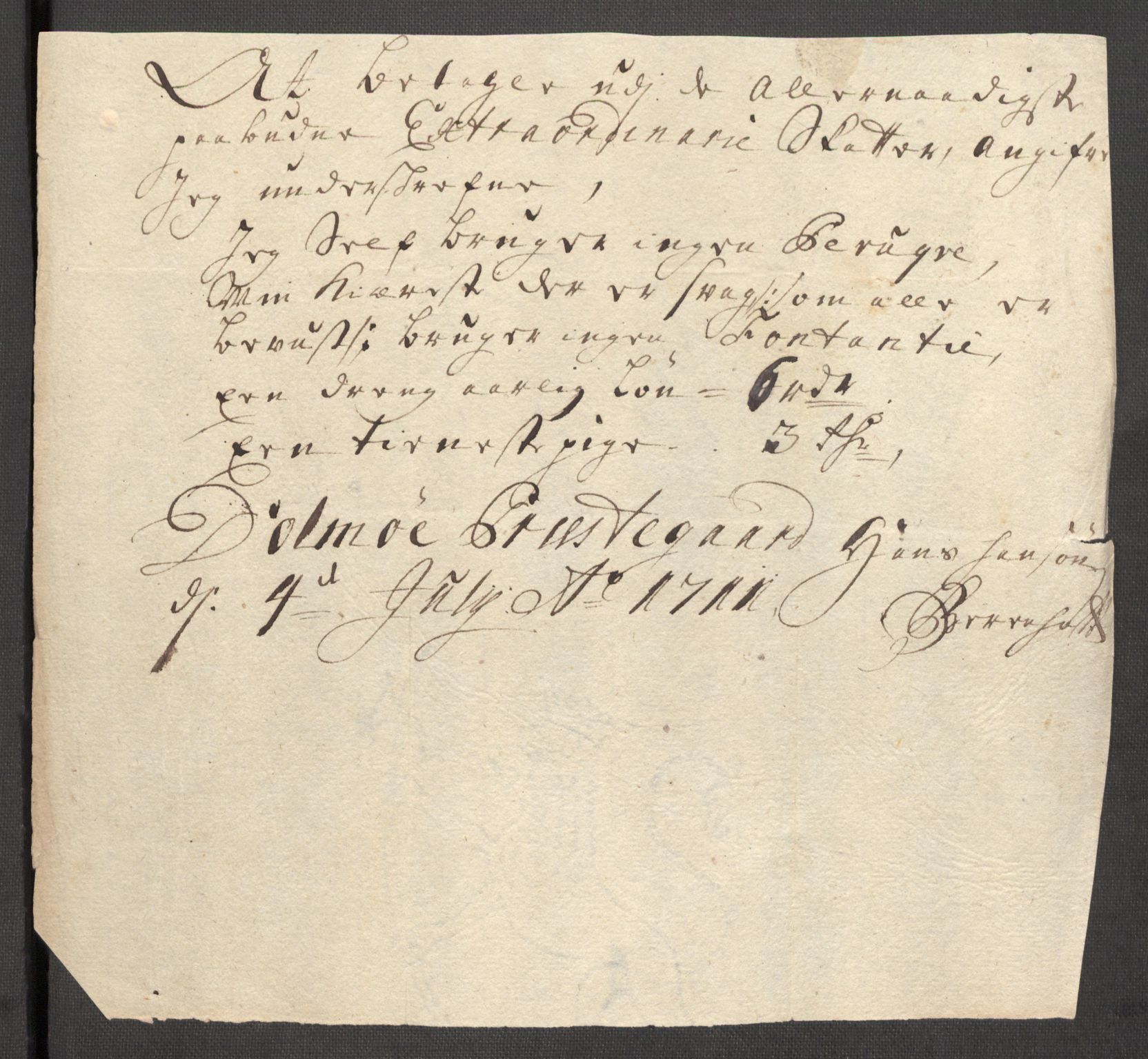 Rentekammeret inntil 1814, Reviderte regnskaper, Fogderegnskap, RA/EA-4092/R57/L3860: Fogderegnskap Fosen, 1711, p. 350