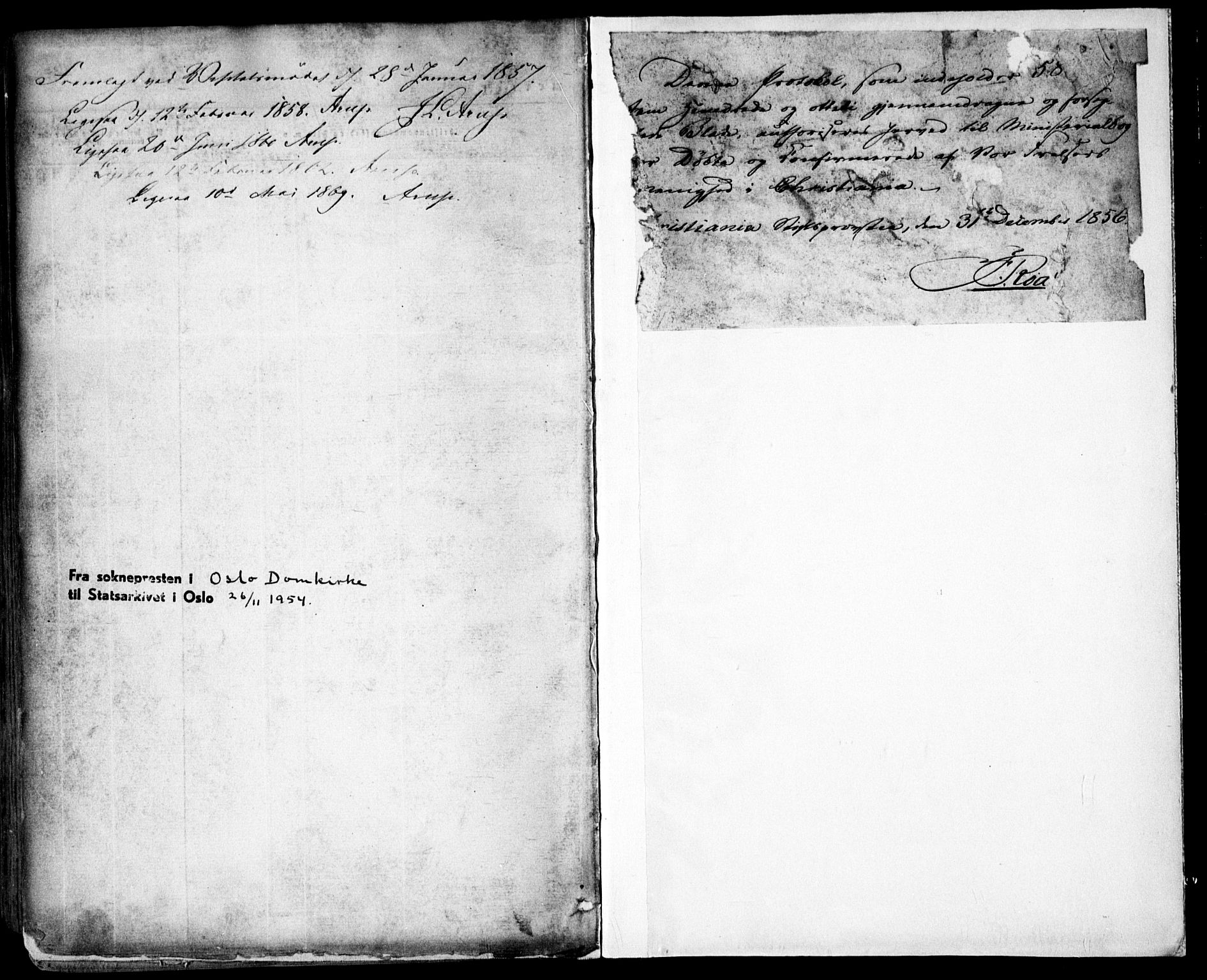 Oslo domkirke Kirkebøker, AV/SAO-A-10752/F/Fa/L0015: Parish register (official) no. 15, 1857-1871