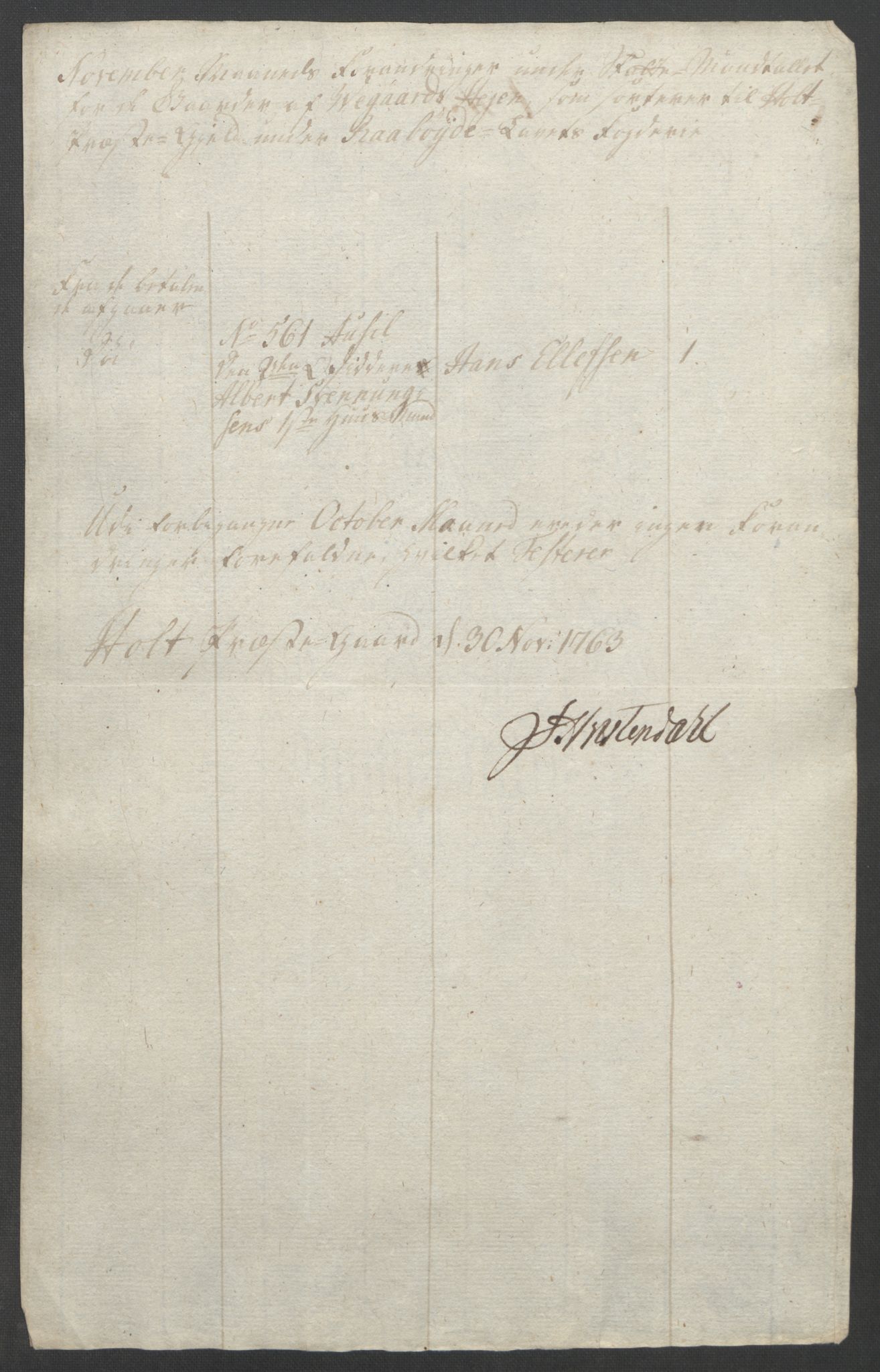 Rentekammeret inntil 1814, Reviderte regnskaper, Fogderegnskap, AV/RA-EA-4092/R40/L2517: Ekstraskatten Råbyggelag, 1762-1763, p. 542