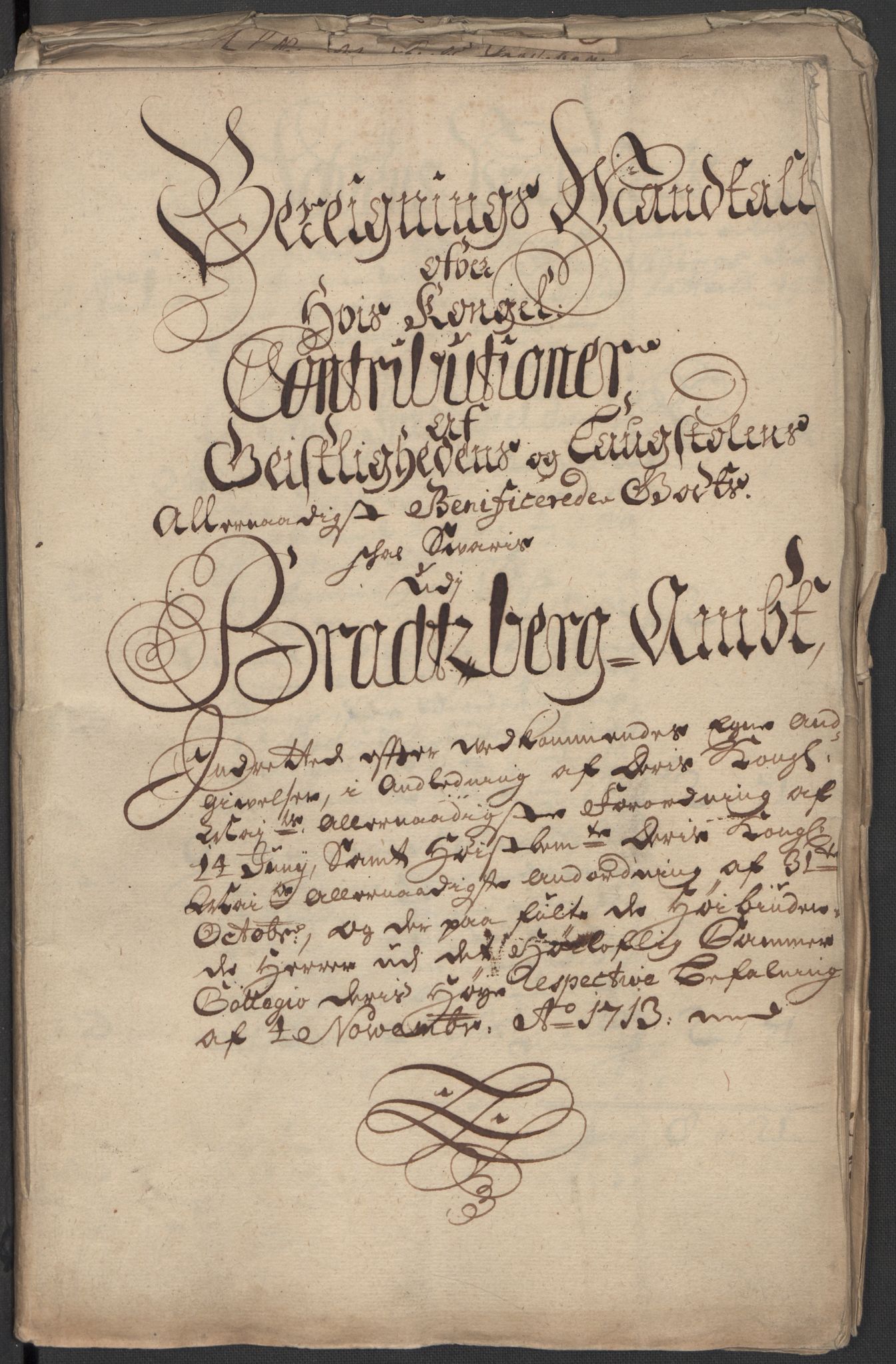 Rentekammeret inntil 1814, Reviderte regnskaper, Fogderegnskap, RA/EA-4092/R36/L2124: Fogderegnskap Øvre og Nedre Telemark og Bamble, 1713, p. 259
