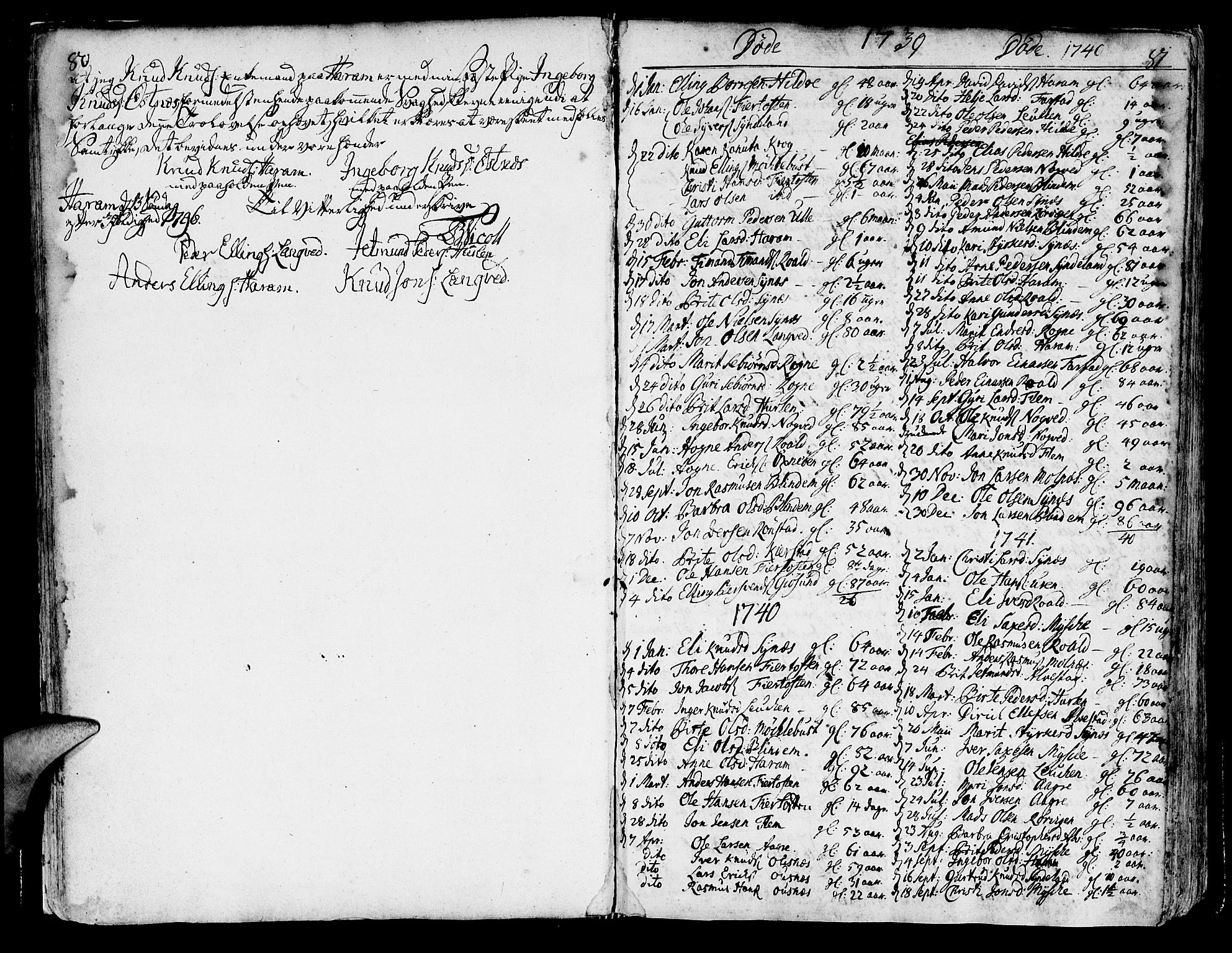 Ministerialprotokoller, klokkerbøker og fødselsregistre - Møre og Romsdal, SAT/A-1454/536/L0493: Parish register (official) no. 536A02, 1739-1802, p. 80-81