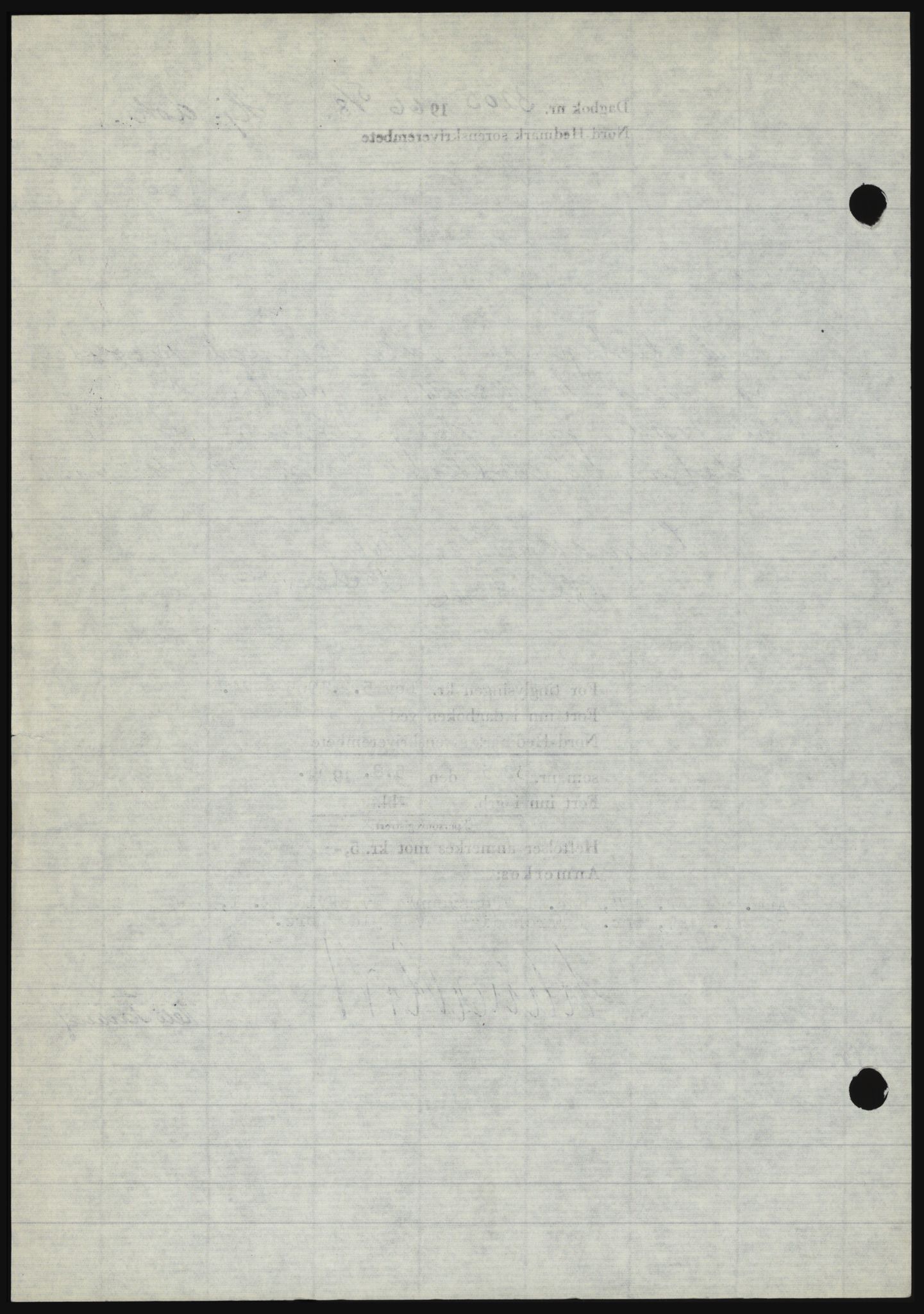 Nord-Hedmark sorenskriveri, SAH/TING-012/H/Hc/L0024: Mortgage book no. 24, 1966-1966, Diary no: : 3205/1966