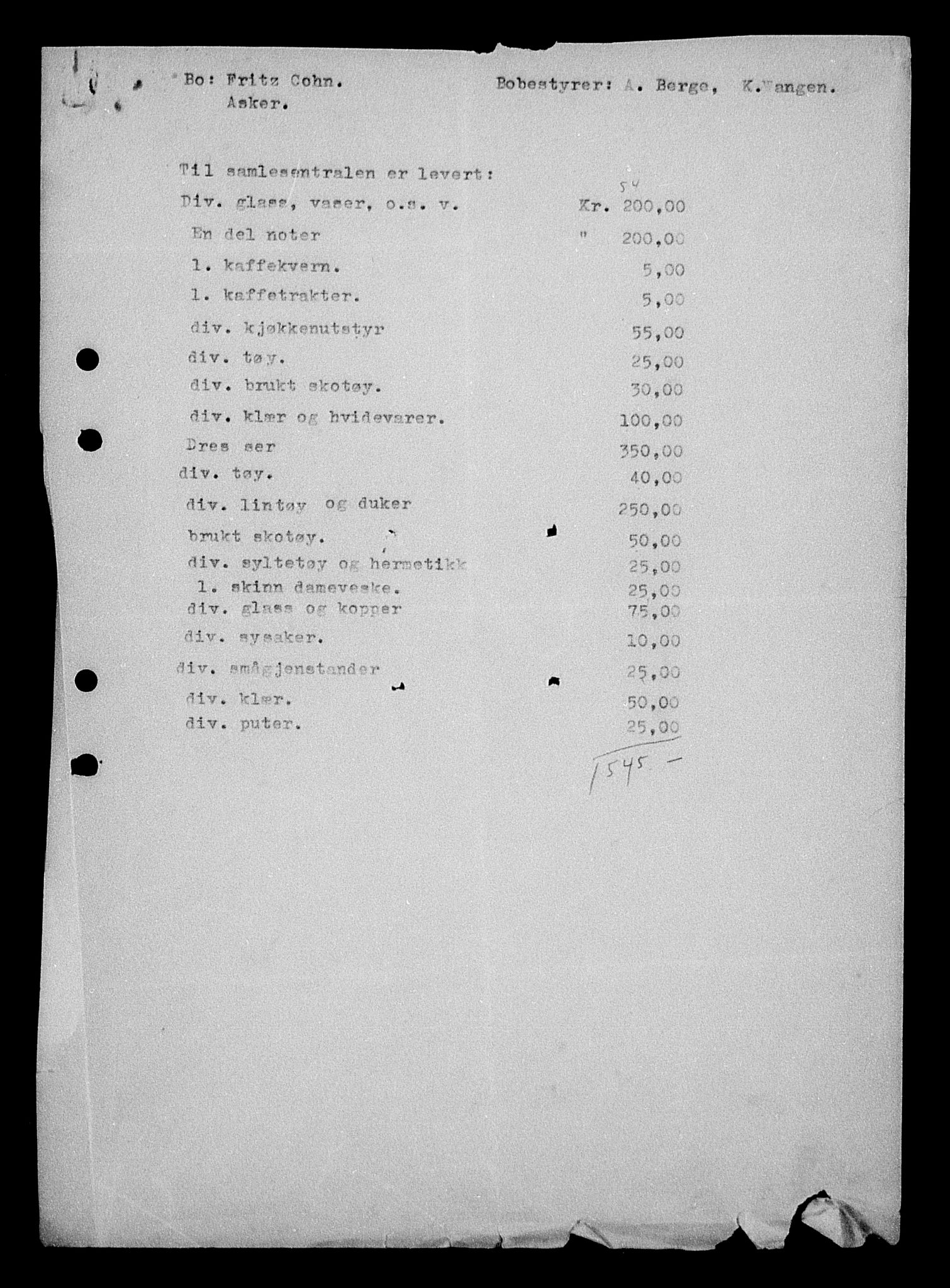 Justisdepartementet, Tilbakeføringskontoret for inndratte formuer, AV/RA-S-1564/H/Hc/Hcc/L0928: --, 1945-1947, p. 402