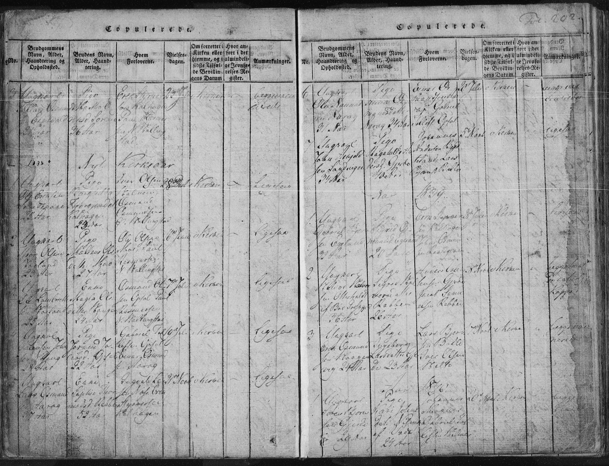 Vikedal sokneprestkontor, AV/SAST-A-101840/01/IV: Parish register (official) no. A 3, 1817-1850, p. 202