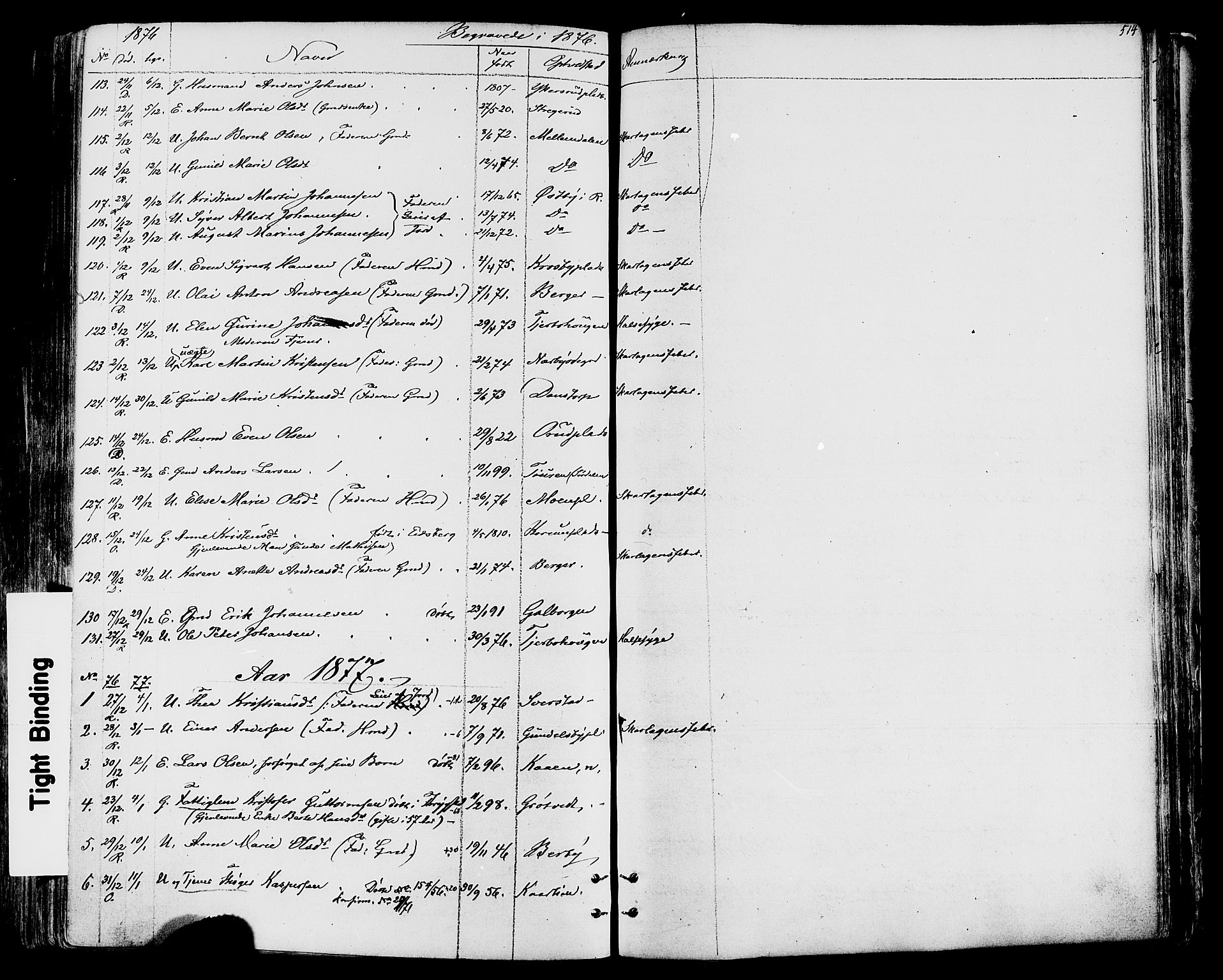 Rakkestad prestekontor Kirkebøker, SAO/A-2008/F/Fa/L0011: Parish register (official) no. I 11, 1862-1877, p. 514