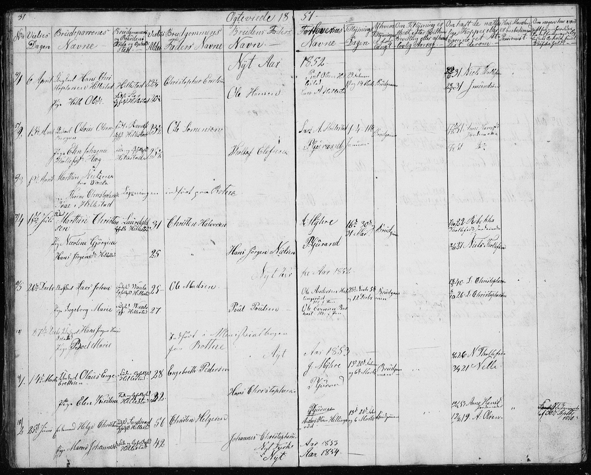 Botne kirkebøker, AV/SAKO-A-340/G/Gb/L0001: Parish register (copy) no. II 1, 1848-1860, p. 31