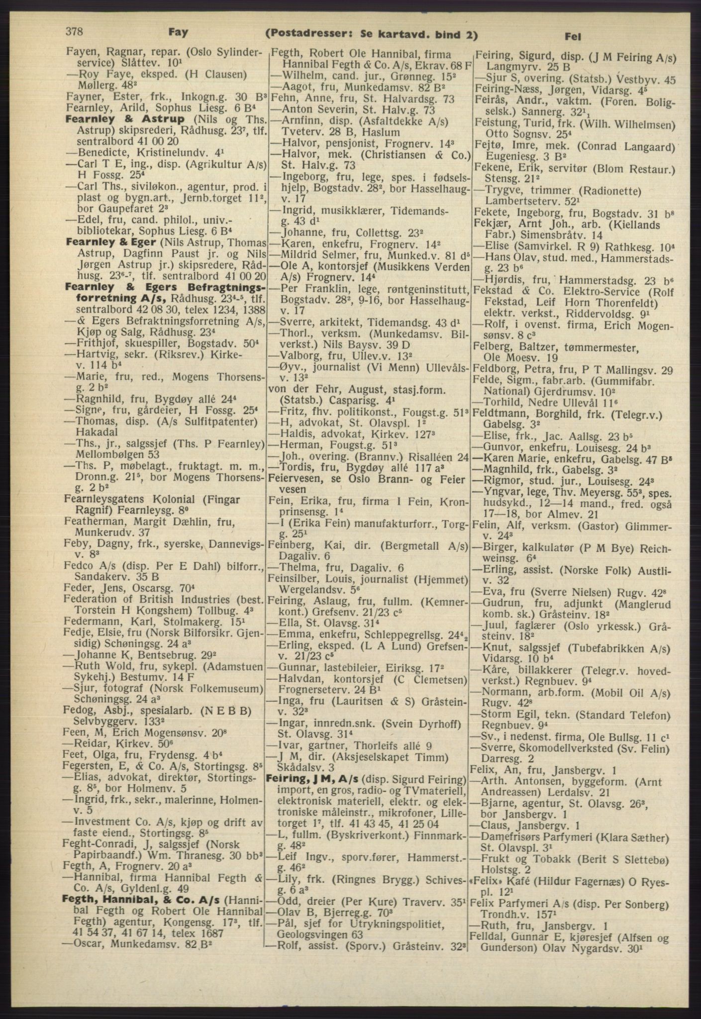 Kristiania/Oslo adressebok, PUBL/-, 1965-1966, p. 378