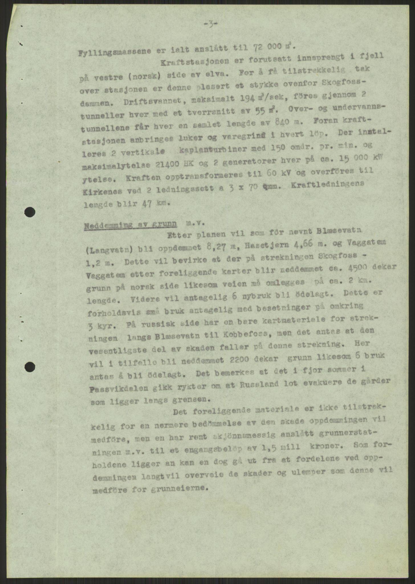 Vassdragsdirektoratet/avdelingen, AV/RA-S-6242/F/Fa/L0538: Pasvikelva, 1945-1949, p. 1043