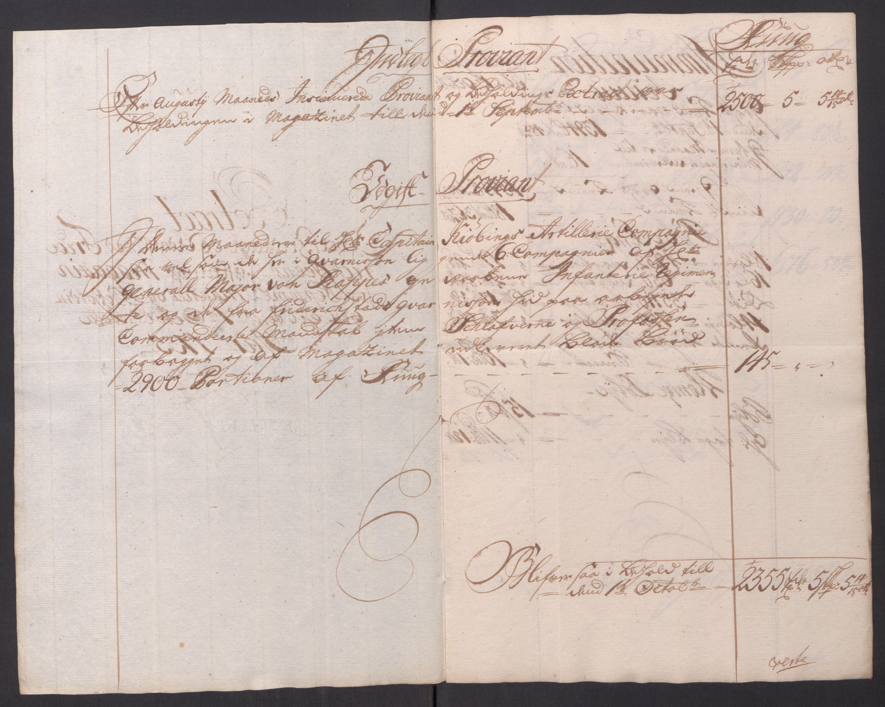 Kommanderende general (KG I) med Det norske krigsdirektorium, AV/RA-EA-5419/D/L0154: Fredriksten festning: Brev, inventarfortegnelser og regnskapsekstrakter, 1730-1739, p. 408