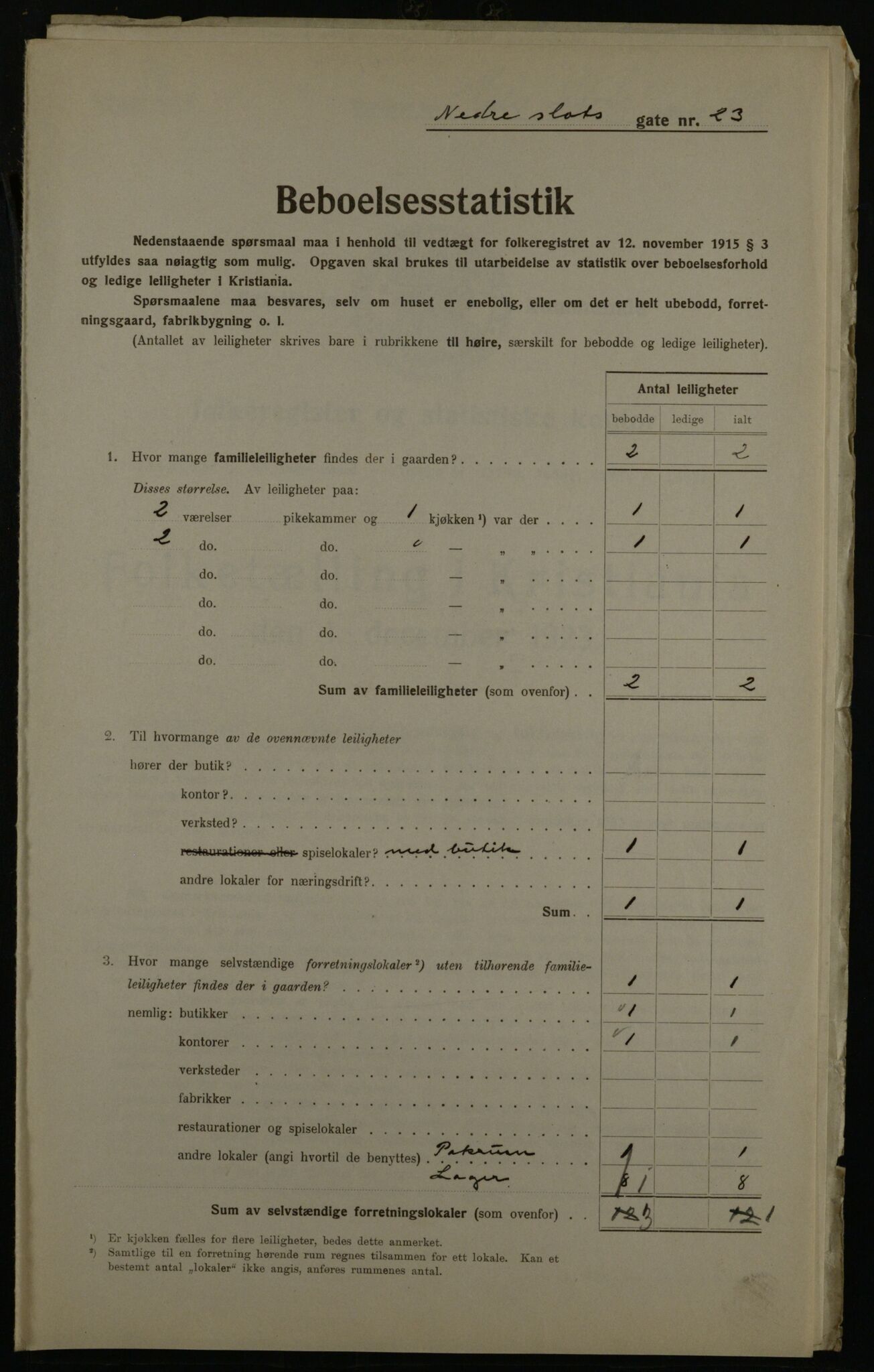 OBA, Municipal Census 1923 for Kristiania, 1923, p. 76528