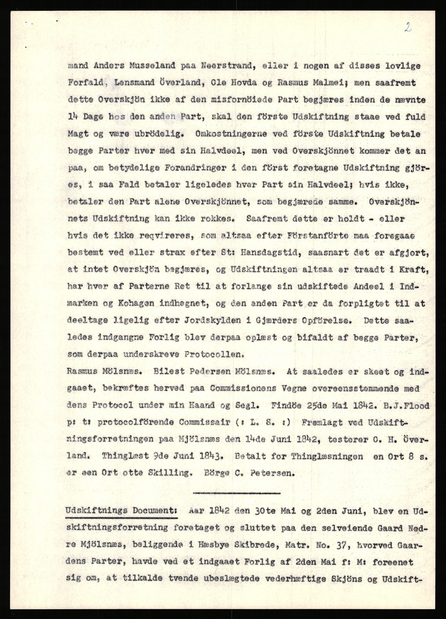 Statsarkivet i Stavanger, SAST/A-101971/03/Y/Yj/L0058: Avskrifter sortert etter gårdsnavn: Meling i Håland - Mjølsnes øvre, 1750-1930, p. 517