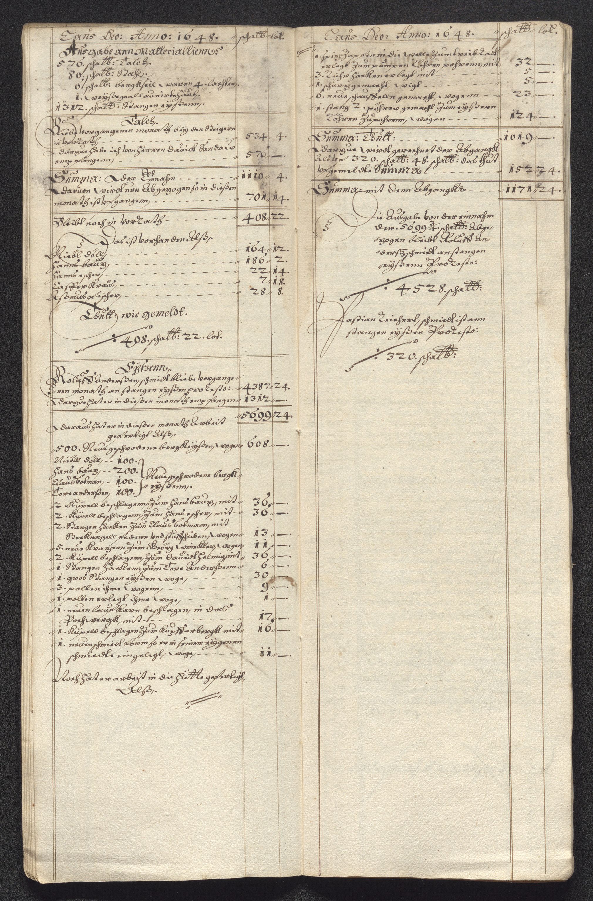 Kongsberg Sølvverk 1623-1816, AV/SAKO-EA-3135/001/D/Dc/Dcd/L0022: Utgiftsregnskap for gruver m.m., 1647-1648, p. 551