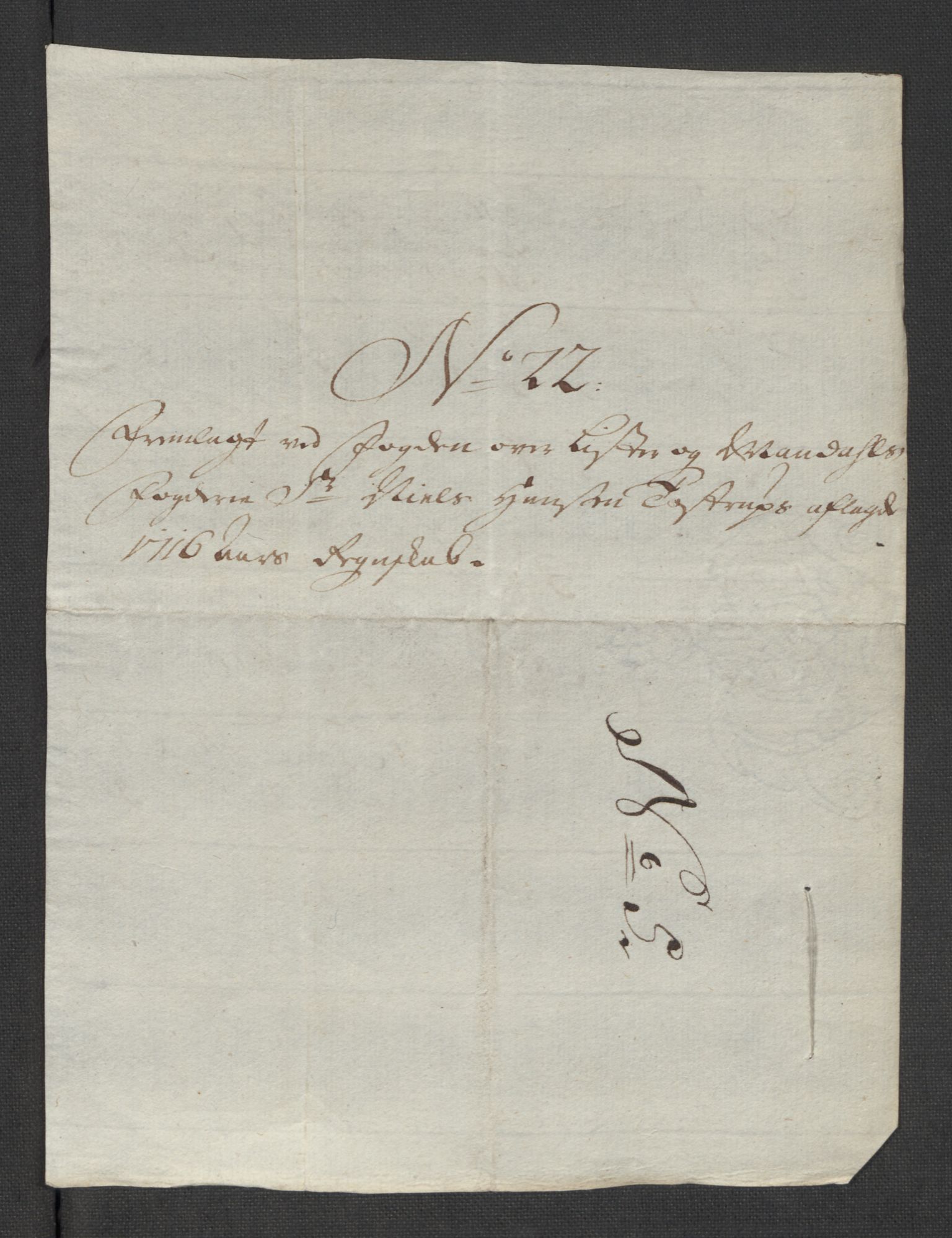 Rentekammeret inntil 1814, Reviderte regnskaper, Fogderegnskap, AV/RA-EA-4092/R43/L2560: Fogderegnskap Lista og Mandal, 1716, p. 217