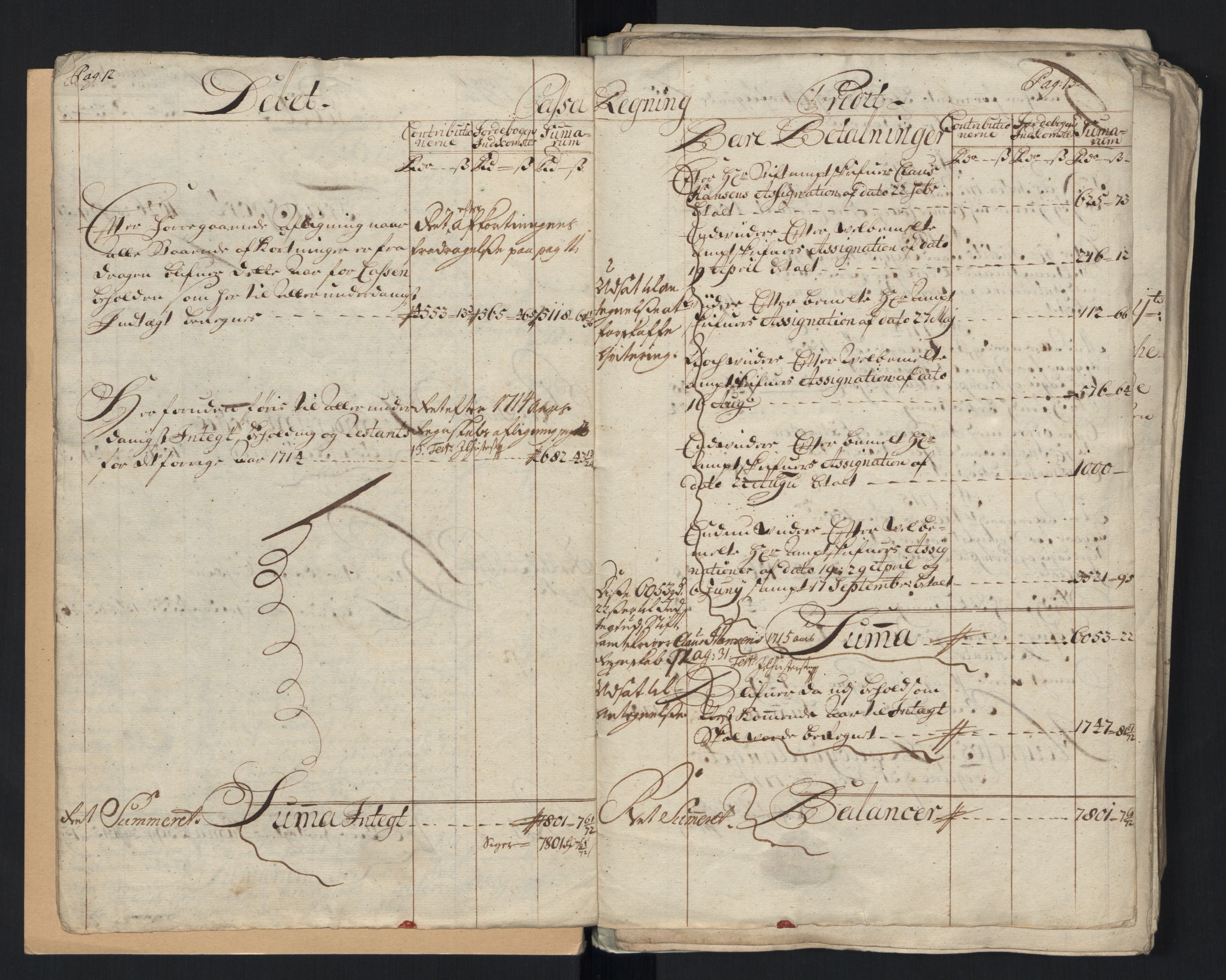 Rentekammeret inntil 1814, Reviderte regnskaper, Fogderegnskap, RA/EA-4092/R40/L2451: Fogderegnskap Råbyggelag, 1714-1715, p. 235