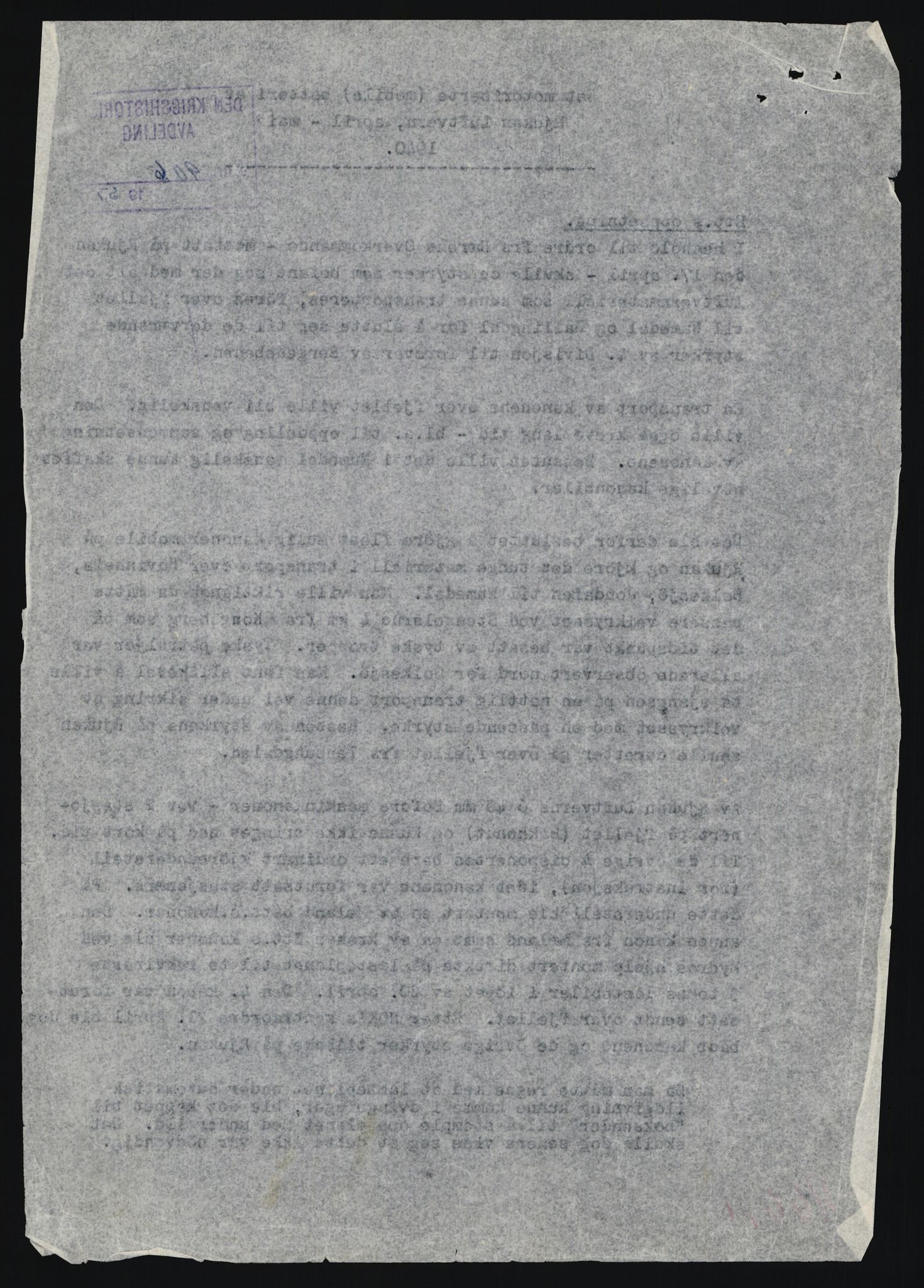 Forsvaret, Forsvarets krigshistoriske avdeling, AV/RA-RAFA-2017/Y/Yb/L0161: II-C-11-827  -  Luftvernet, 1940, p. 852