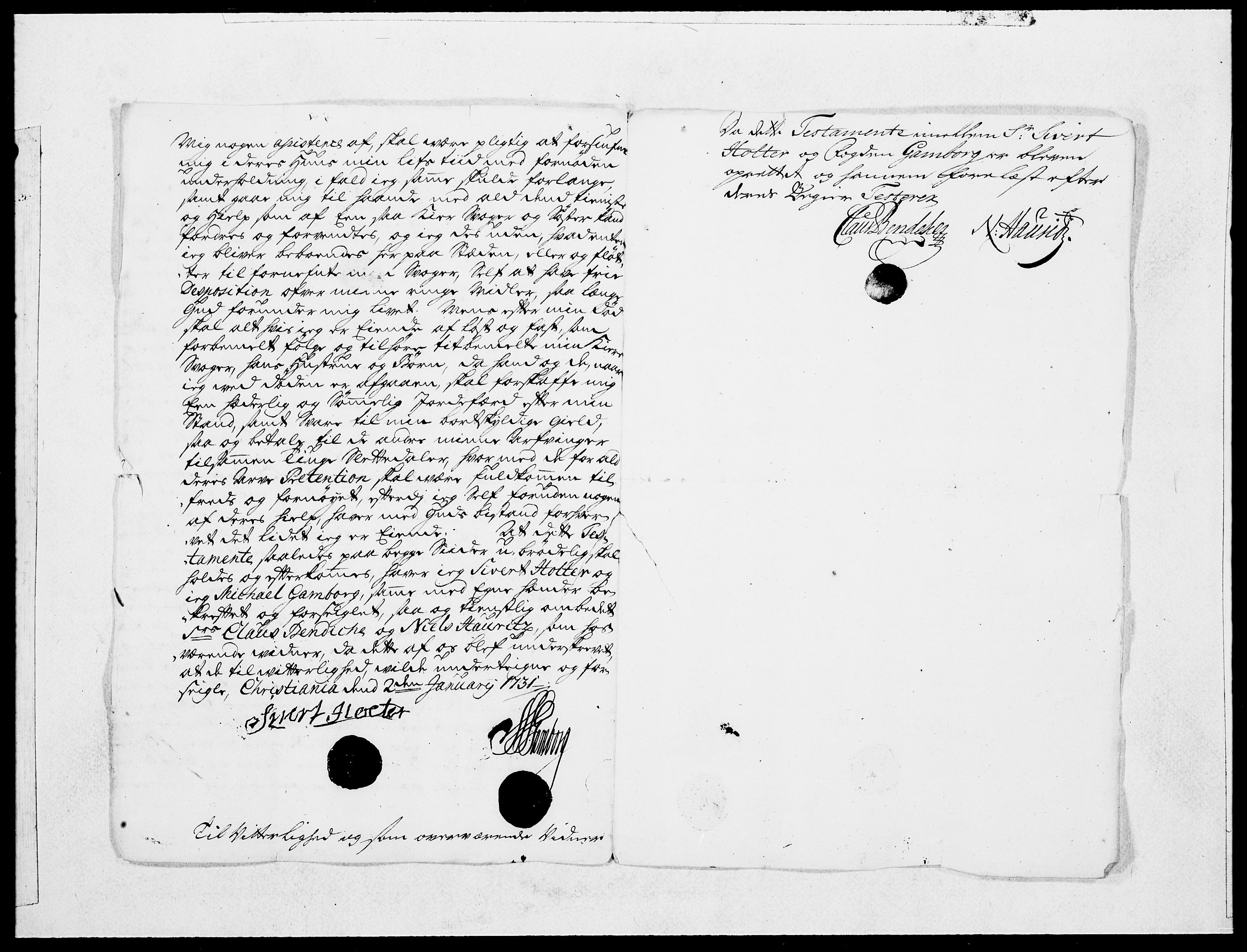 Danske Kanselli 1572-1799, AV/RA-EA-3023/F/Fc/Fcc/Fcca/L0109: Norske innlegg 1572-1799, 1731, p. 135