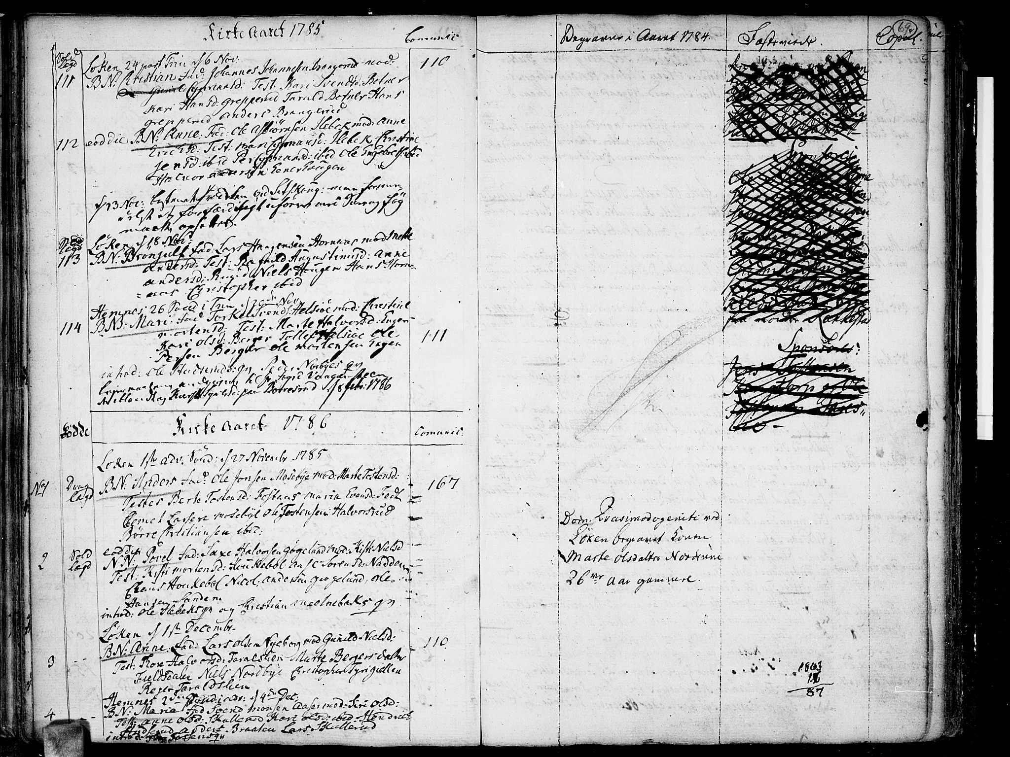 Høland prestekontor Kirkebøker, SAO/A-10346a/F/Fa/L0005: Parish register (official) no. I 5, 1780-1793, p. 69