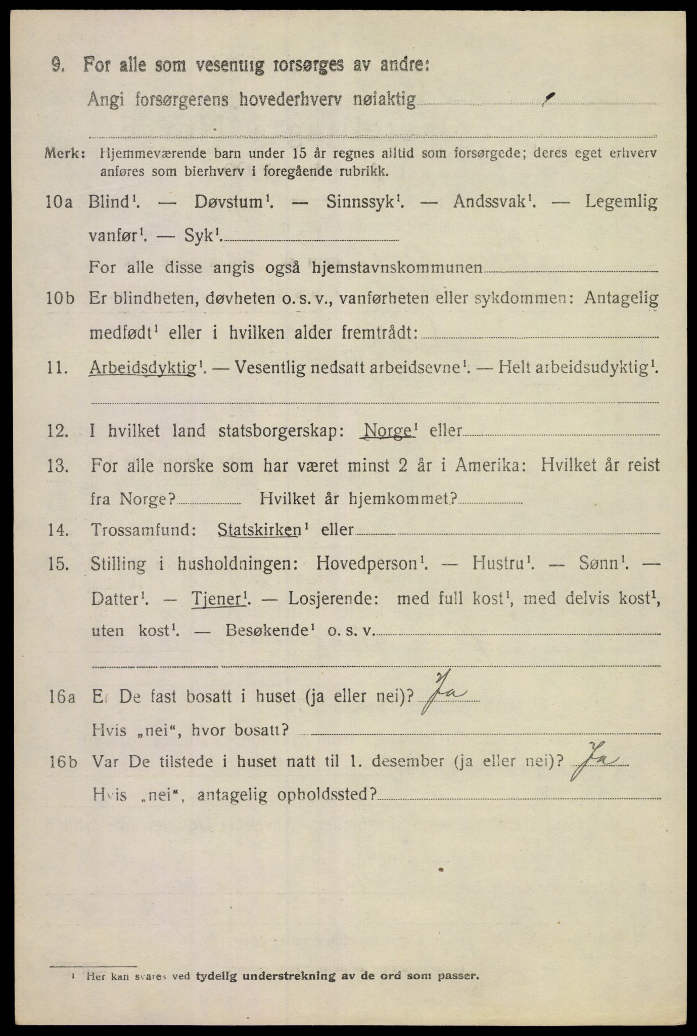 SAKO, 1920 census for Våle, 1920, p. 6573