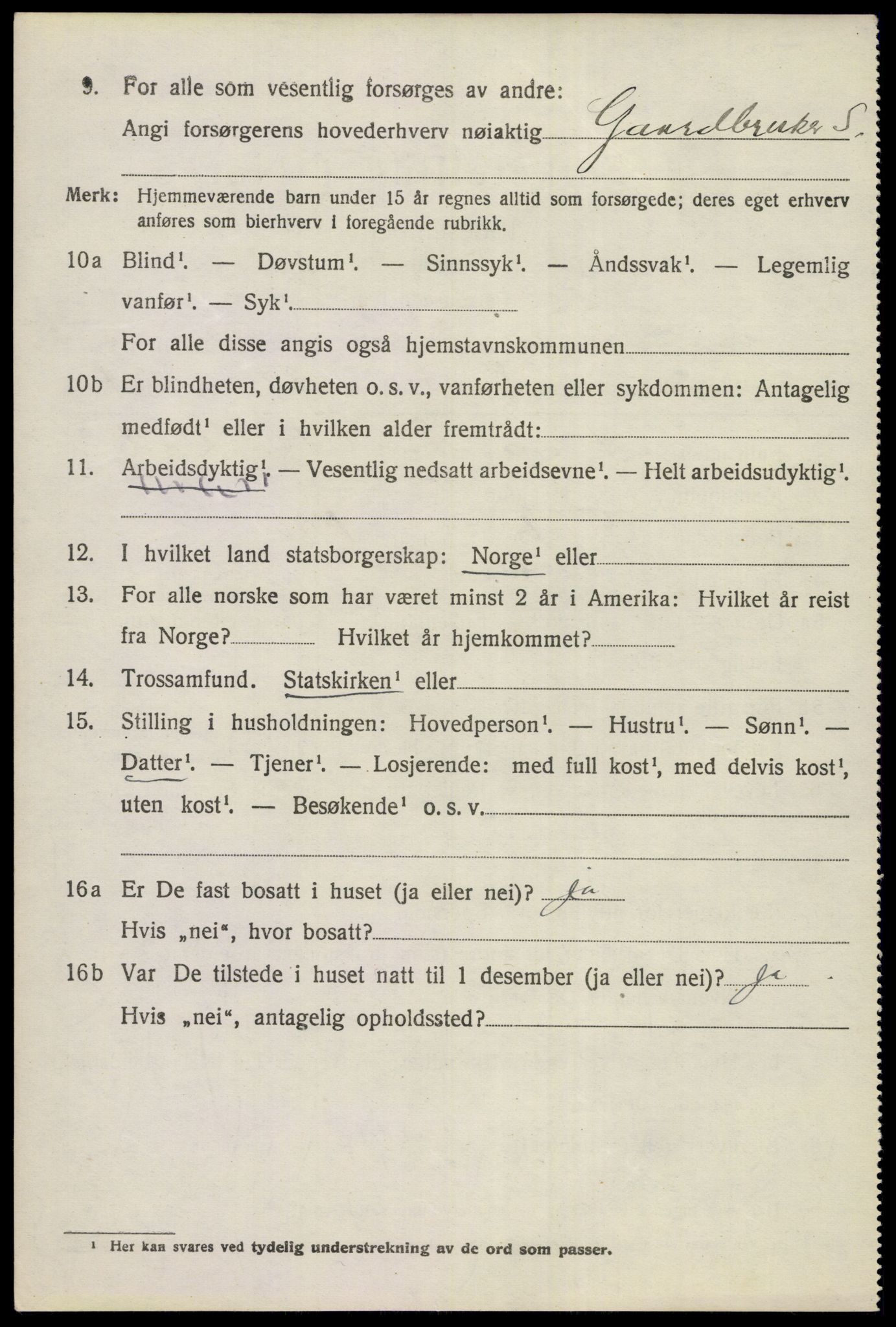 SAKO, 1920 census for Sigdal, 1920, p. 3829