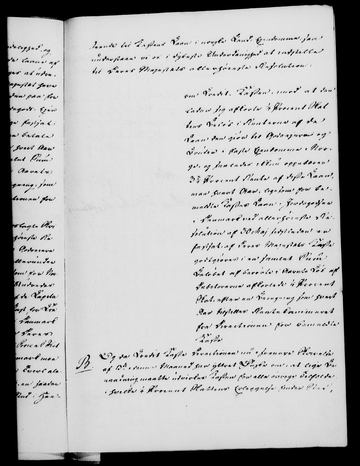 Rentekammeret, Kammerkanselliet, RA/EA-3111/G/Gf/Gfa/L0075: Norsk relasjons- og resolusjonsprotokoll (merket RK 52.75), 1793, p. 30