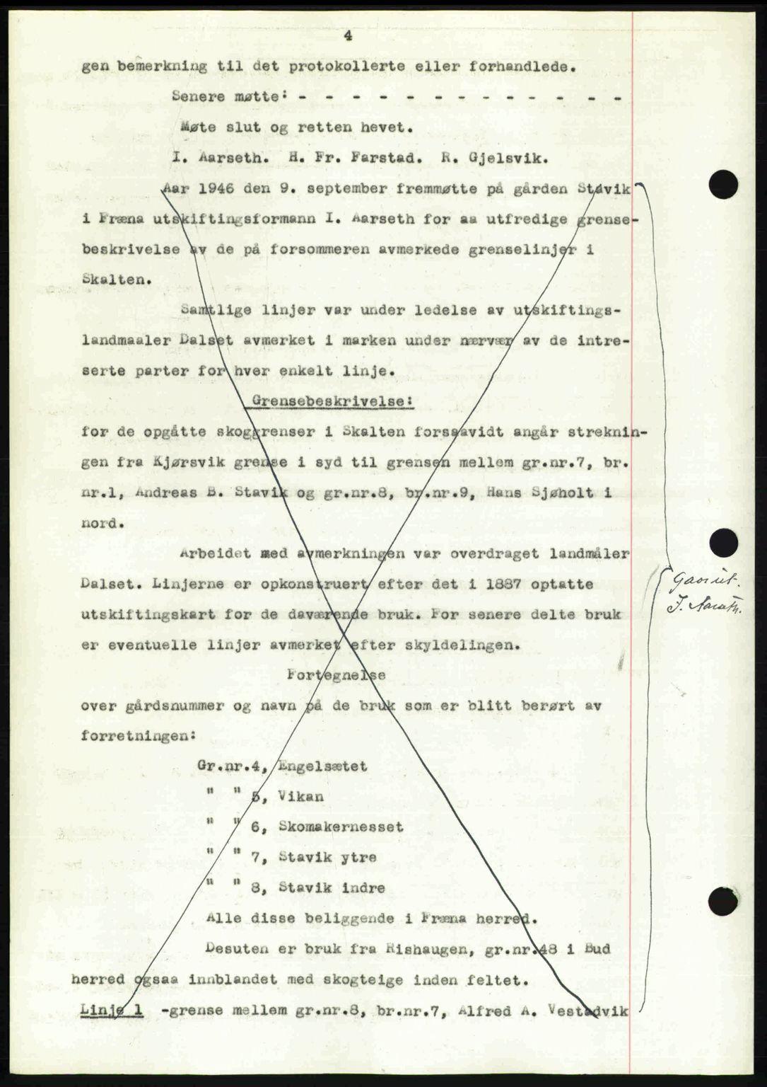 Romsdal sorenskriveri, AV/SAT-A-4149/1/2/2C: Mortgage book no. A21, 1946-1946, Diary no: : 2056/1946