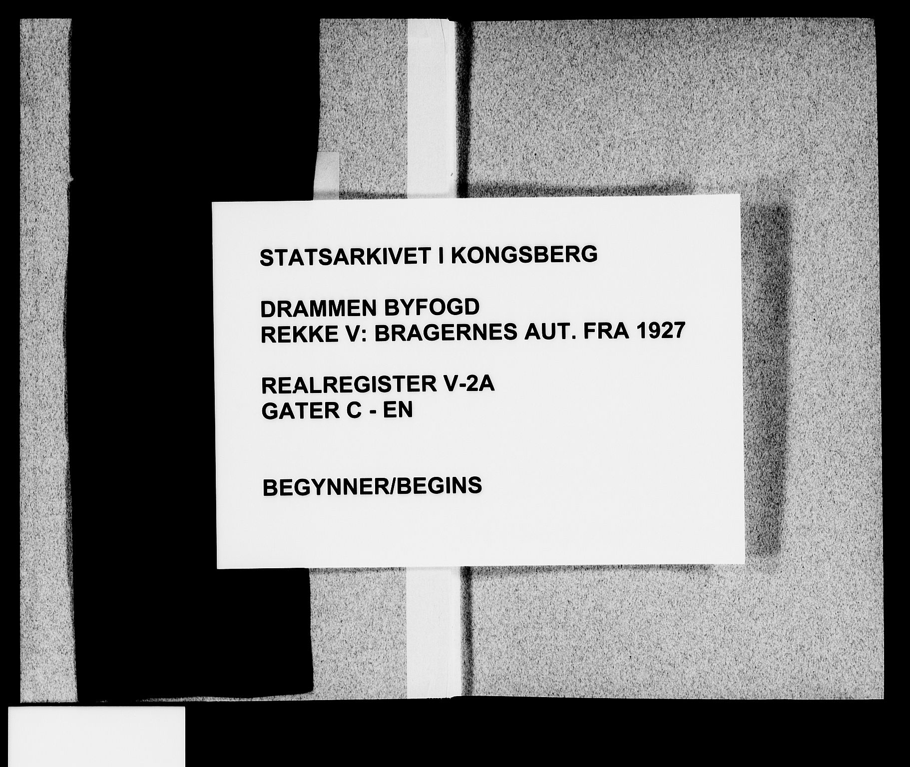 Drammen byfogd, SAKO/A-222/G/Gb/Gbe/L0002a: Mortgage register no. V 2a