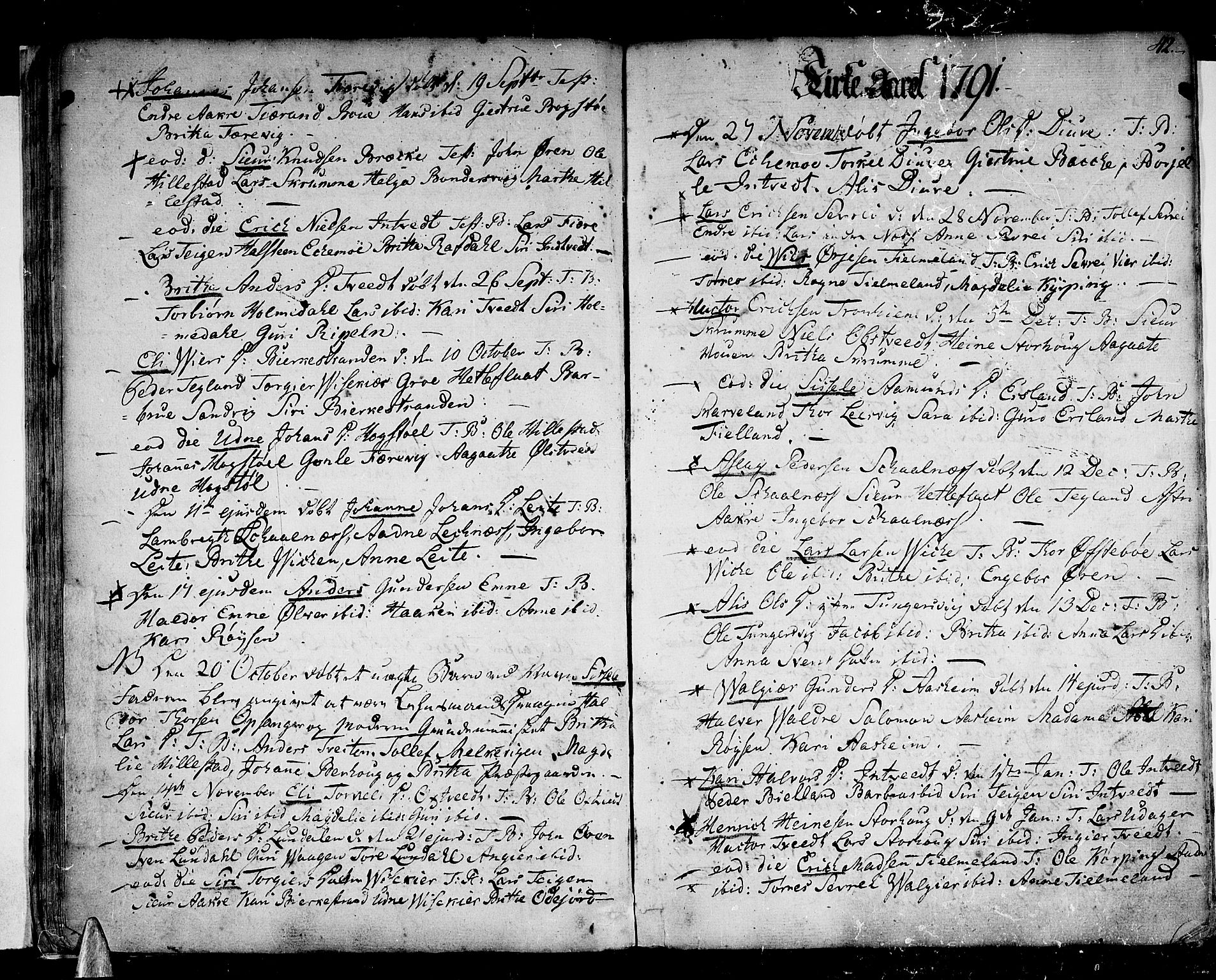 Skånevik sokneprestembete, SAB/A-77801/H/Haa: Parish register (official) no. A 2, 1790-1824, p. 42
