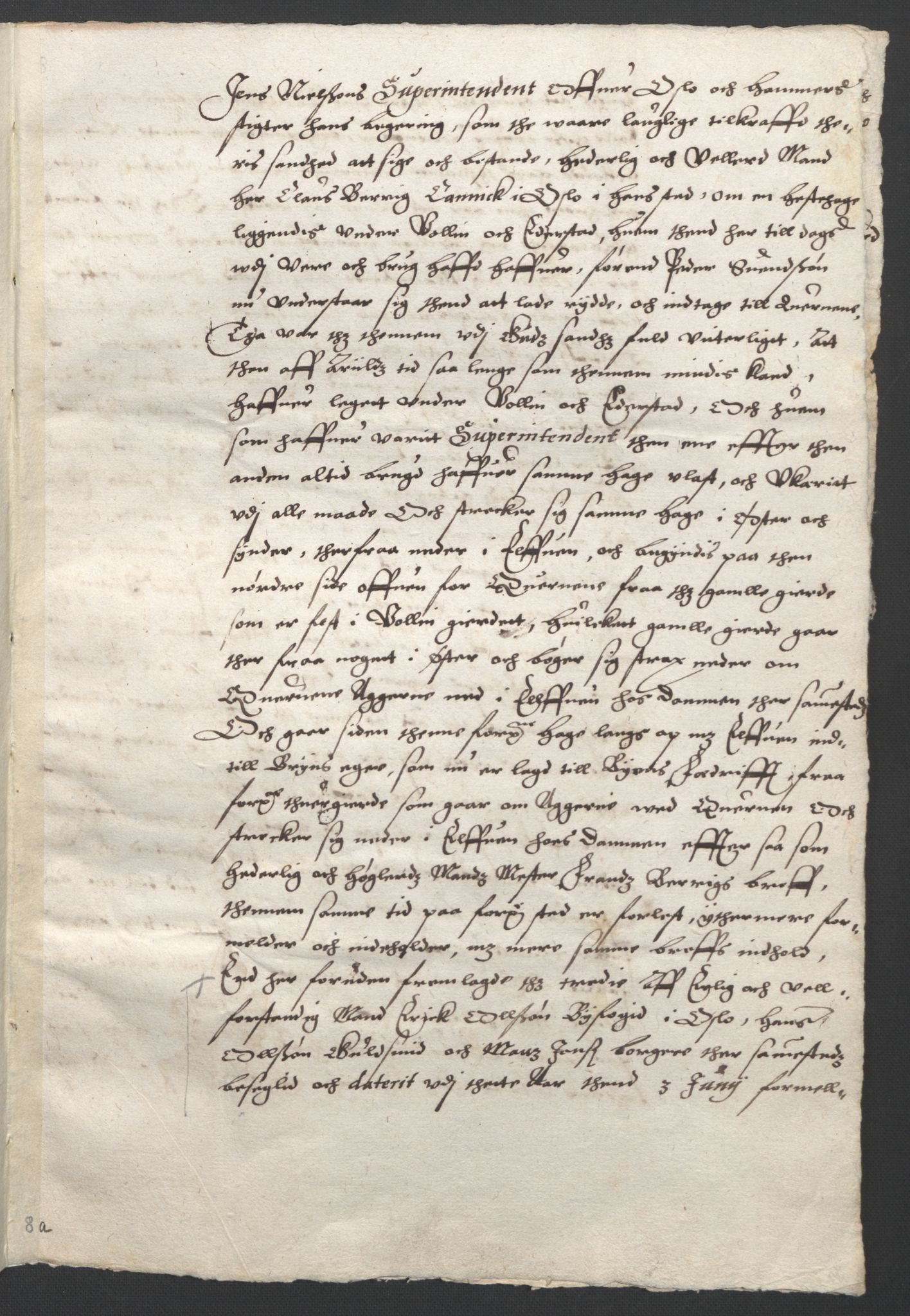 Oslo stiftsdireksjon, SAO/A-11085/G/Gb/L0001: Bispestolens dokumenter, 1584-1612, p. 34