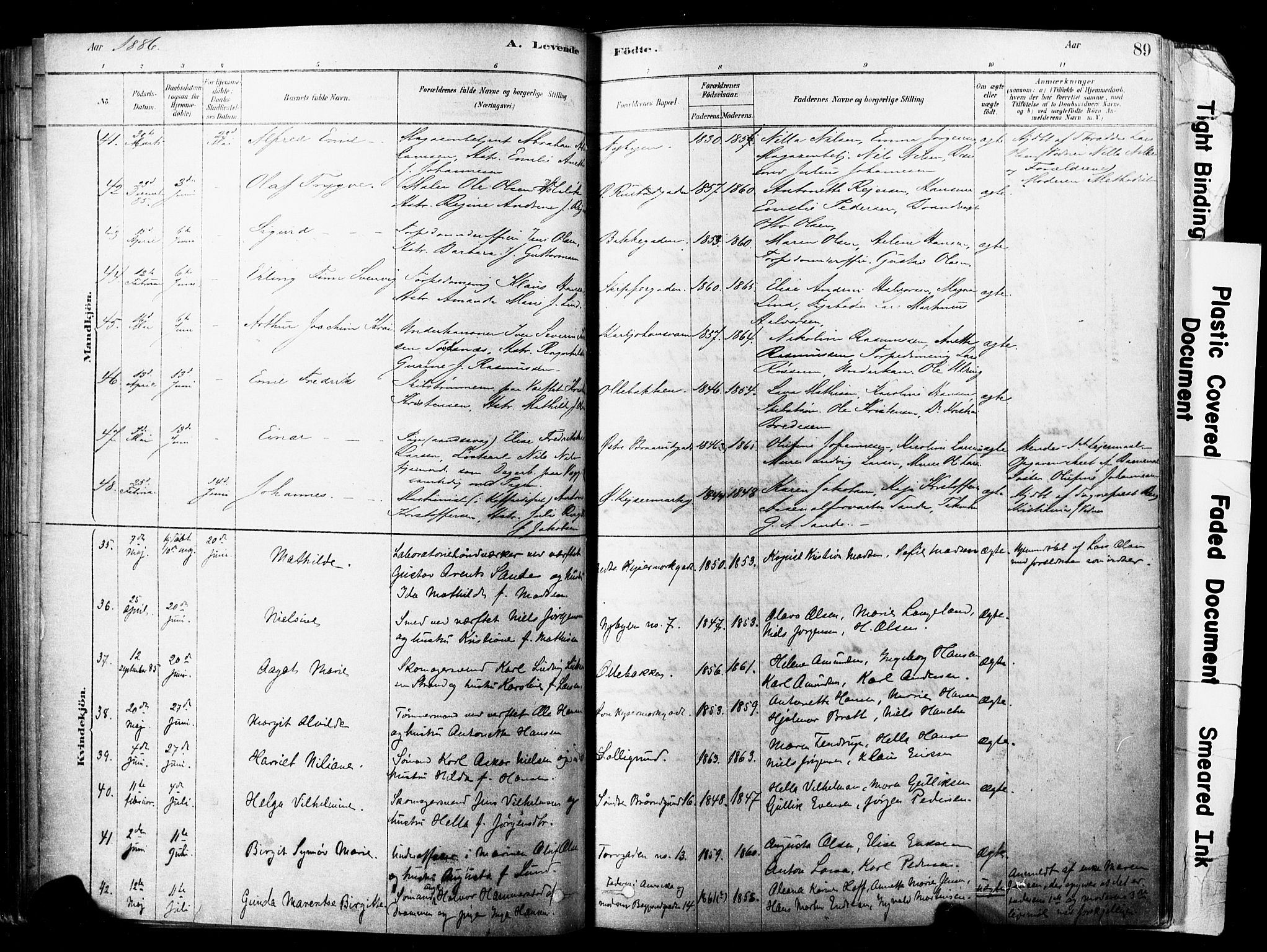 Horten kirkebøker, AV/SAKO-A-348/F/Fa/L0003: Parish register (official) no. 3, 1878-1887, p. 89