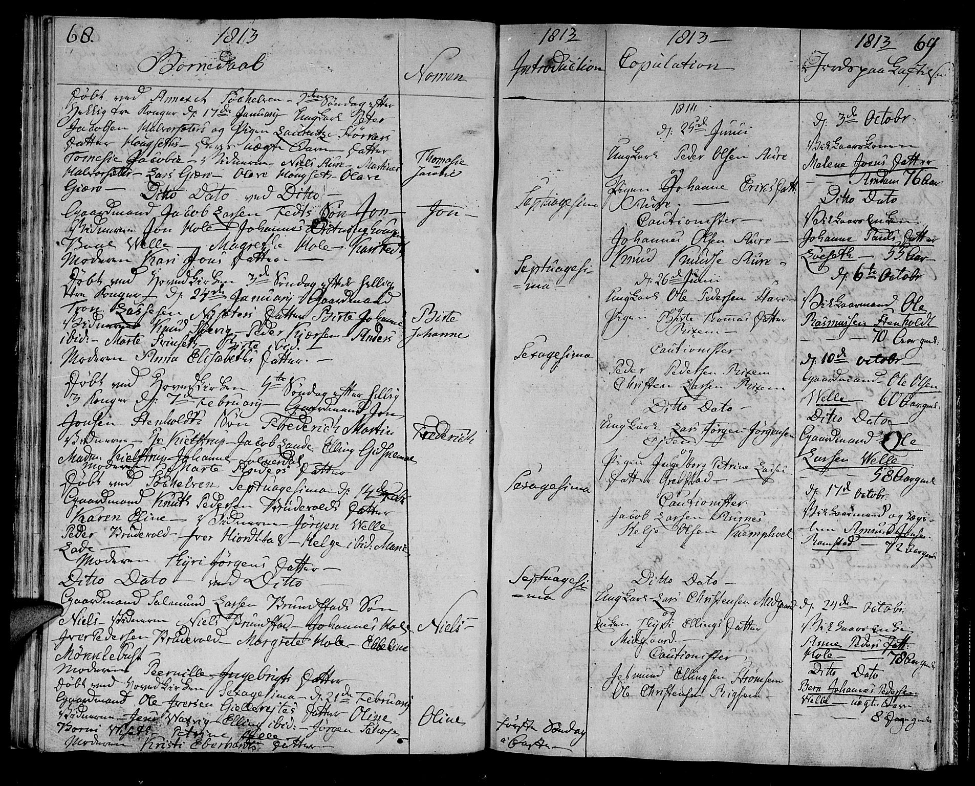 Ministerialprotokoller, klokkerbøker og fødselsregistre - Møre og Romsdal, AV/SAT-A-1454/522/L0309: Parish register (official) no. 522A04, 1810-1816, p. 68-69