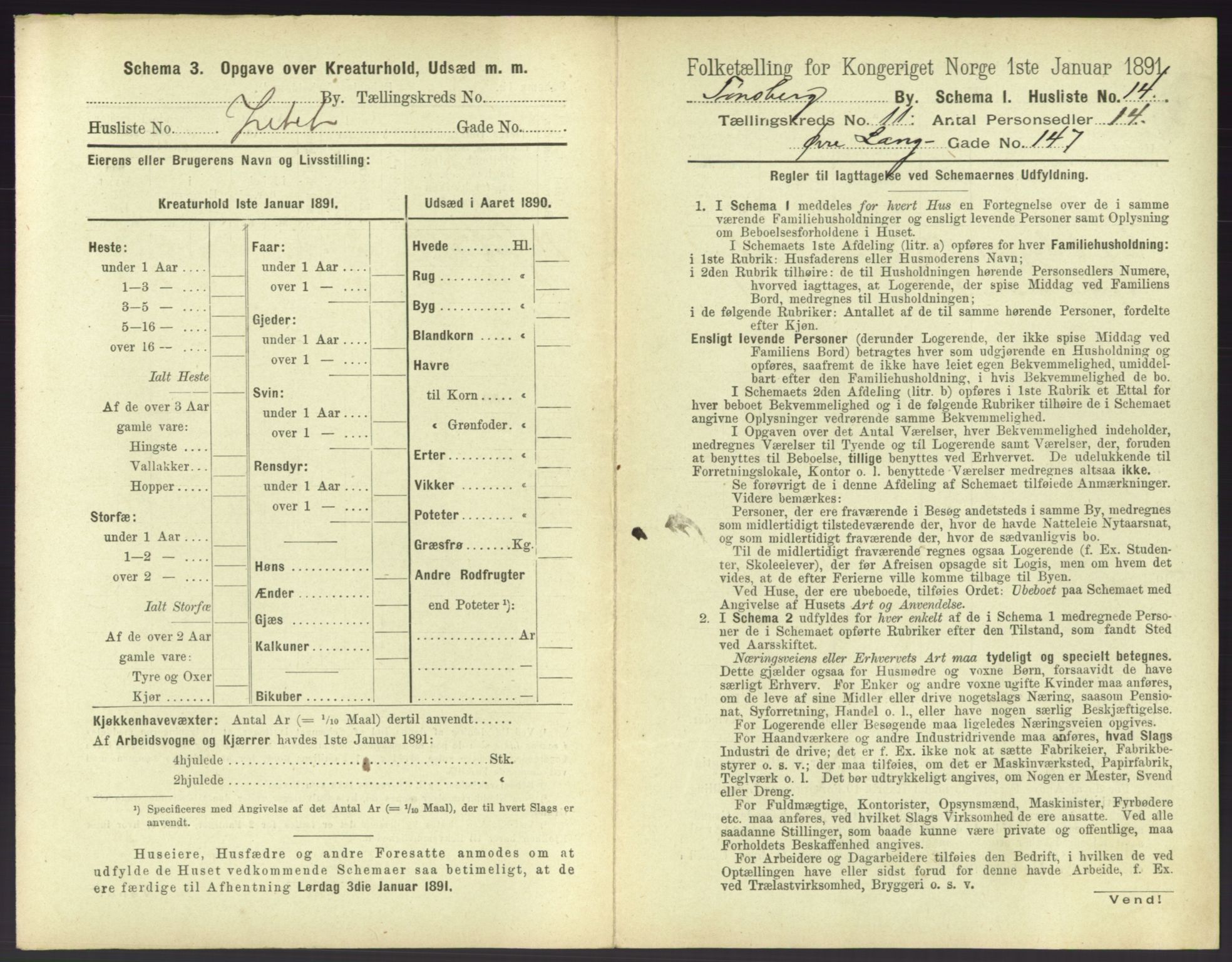 RA, 1891 census for 0705 Tønsberg, 1891, p. 456