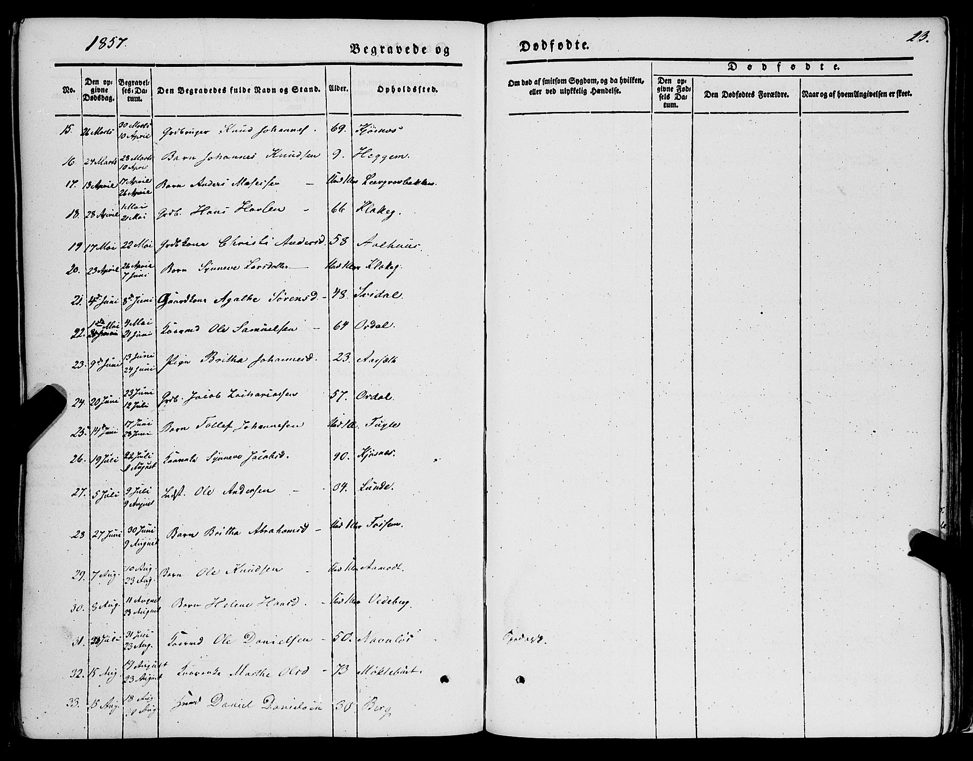 Jølster sokneprestembete, AV/SAB-A-80701/H/Haa/Haaa/L0010: Parish register (official) no. A 10, 1847-1865, p. 23