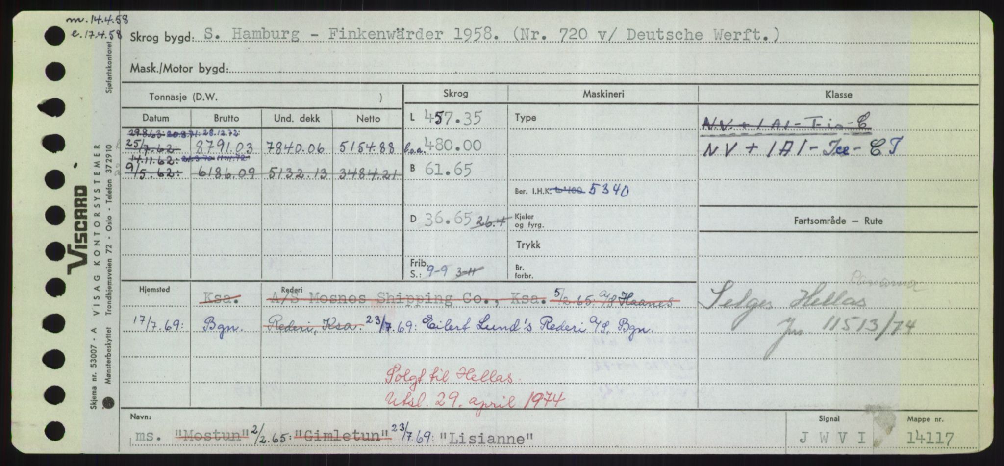 Sjøfartsdirektoratet med forløpere, Skipsmålingen, AV/RA-S-1627/H/Hd/L0023: Fartøy, Lia-Løv, p. 205