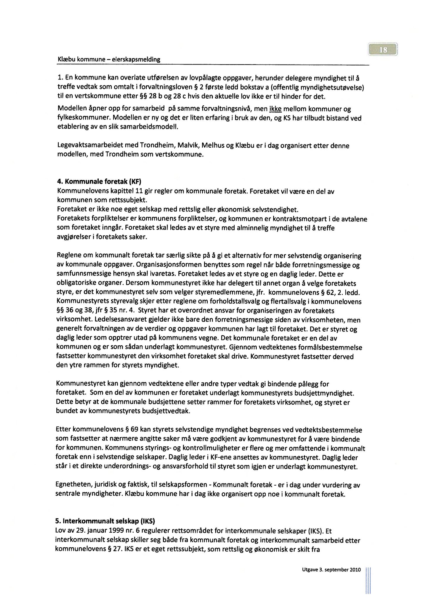 Klæbu Kommune, TRKO/KK/02-FS/L003: Formannsskapet - Møtedokumenter, 2010, p. 1824