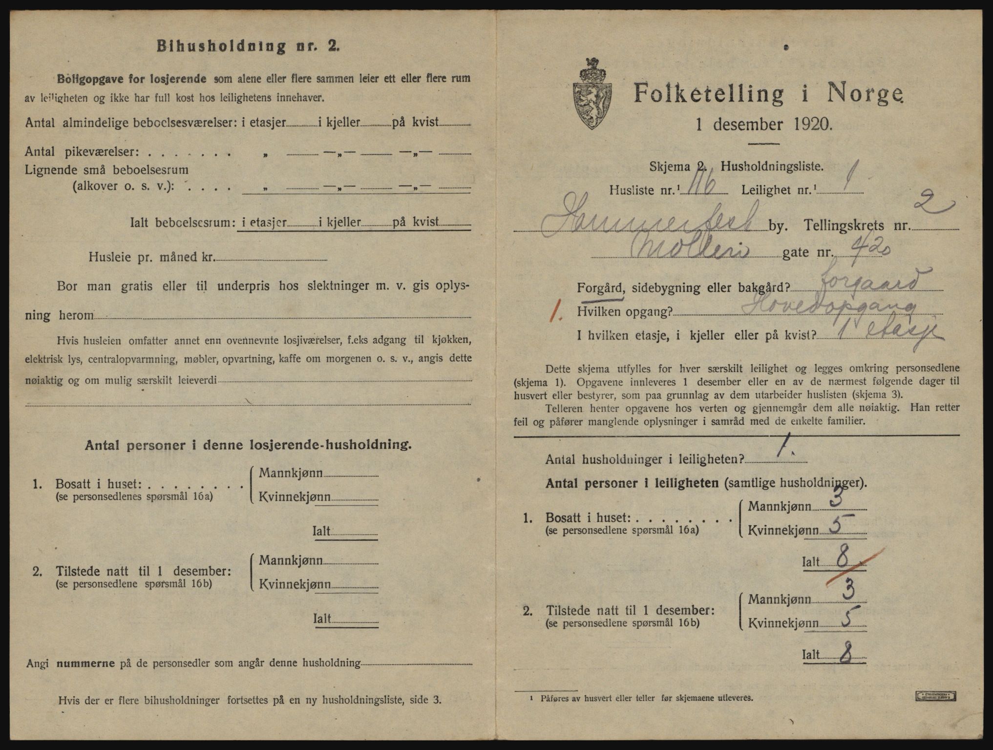 SATØ, 1920 census for Hammerfest, 1920, p. 2240
