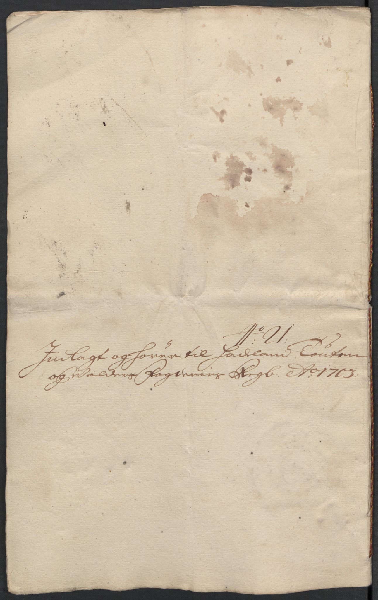 Rentekammeret inntil 1814, Reviderte regnskaper, Fogderegnskap, RA/EA-4092/R18/L1301: Fogderegnskap Hadeland, Toten og Valdres, 1703, p. 150