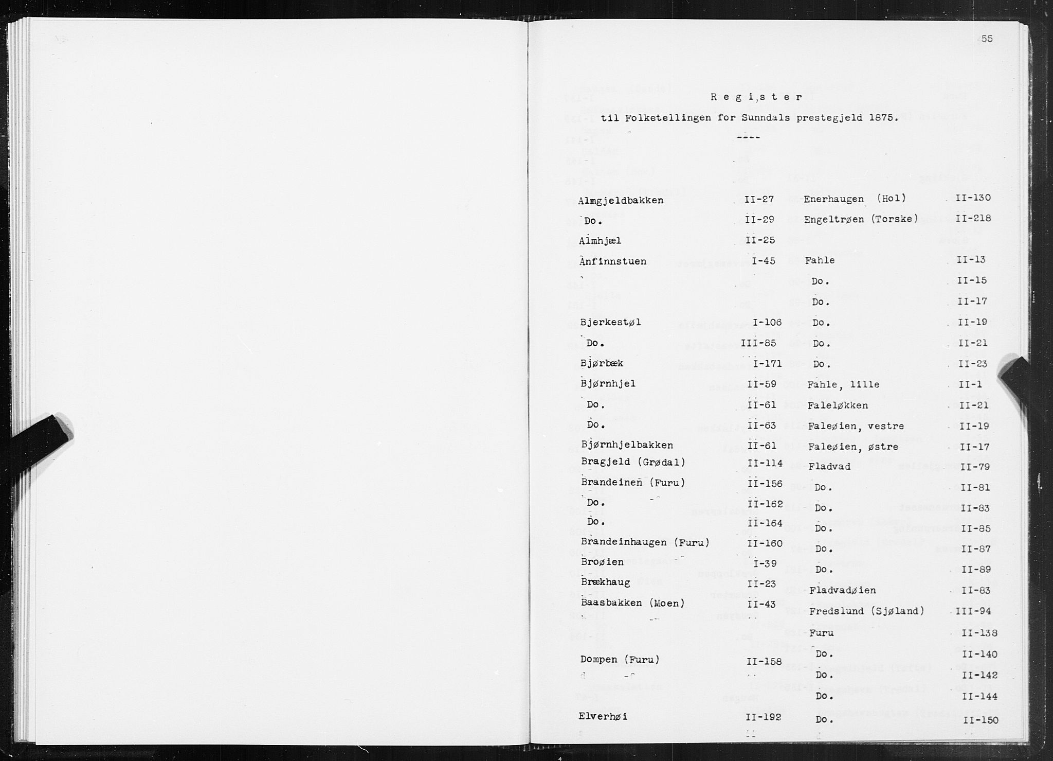 SAT, 1875 census for 1563P Sunndal, 1875, p. 55