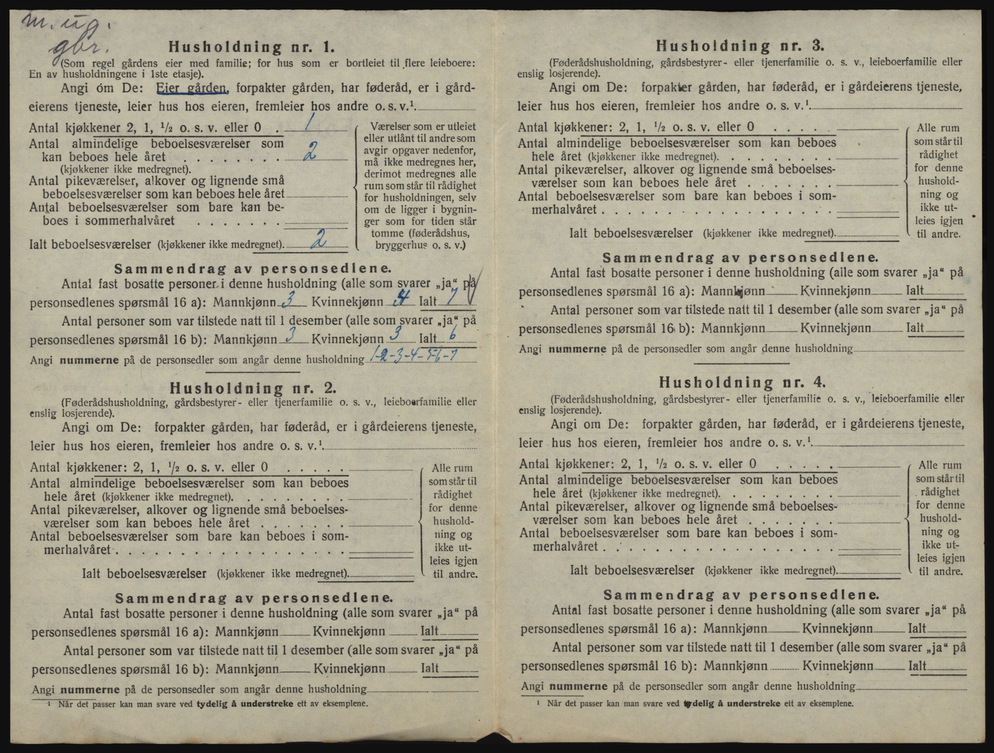 SATØ, 1920 census for Ibestad, 1920, p. 91