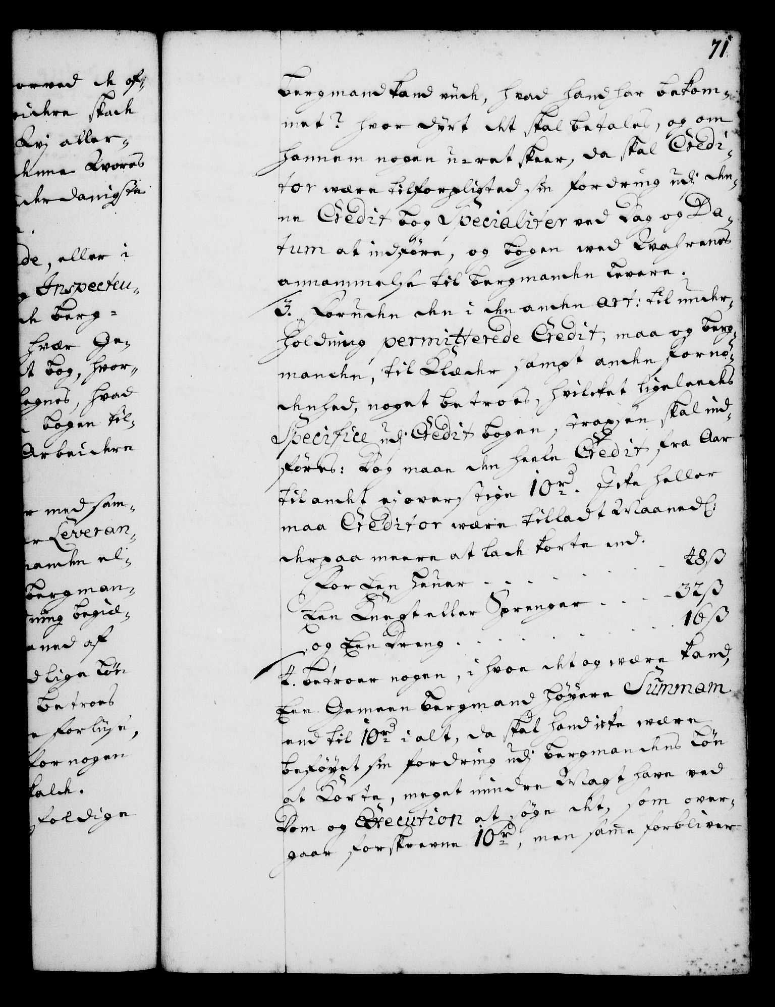 Rentekammeret, Kammerkanselliet, RA/EA-3111/G/Gg/Gga/L0001: Norsk ekspedisjonsprotokoll med register (merket RK 53.1), 1720-1723, p. 71