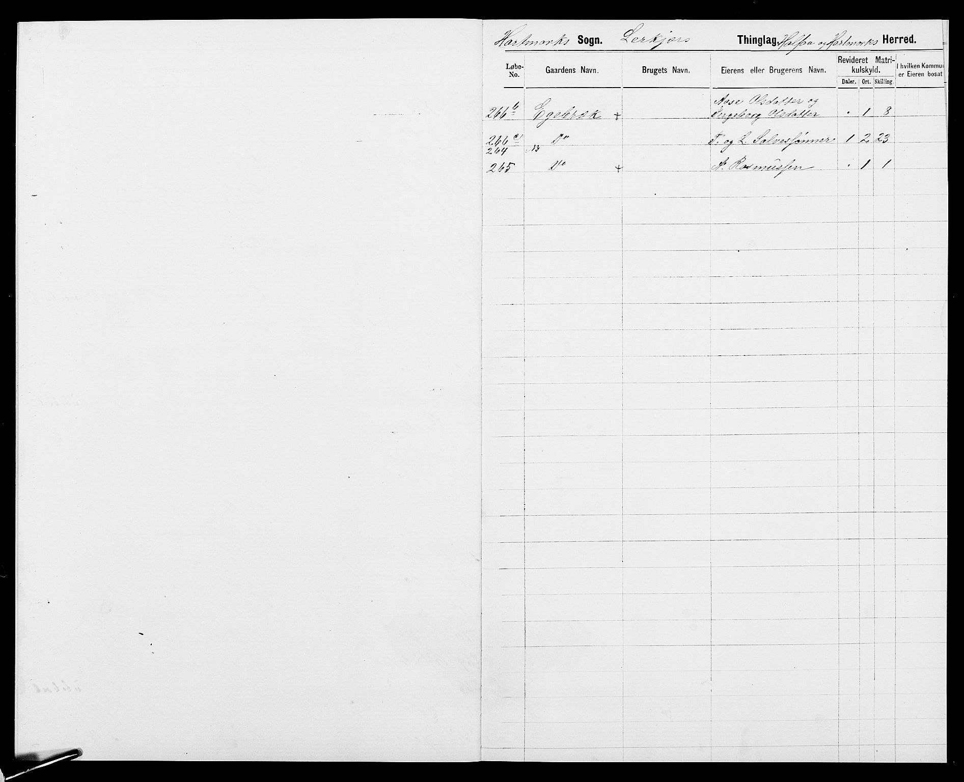 SAK, 1875 census for 1019L Mandal/Halse og Harkmark, 1875, p. 12