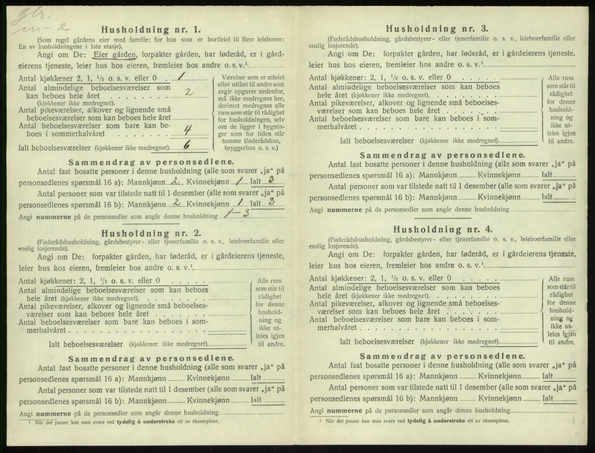 SAB, 1920 census for Sogndal, 1920, p. 783