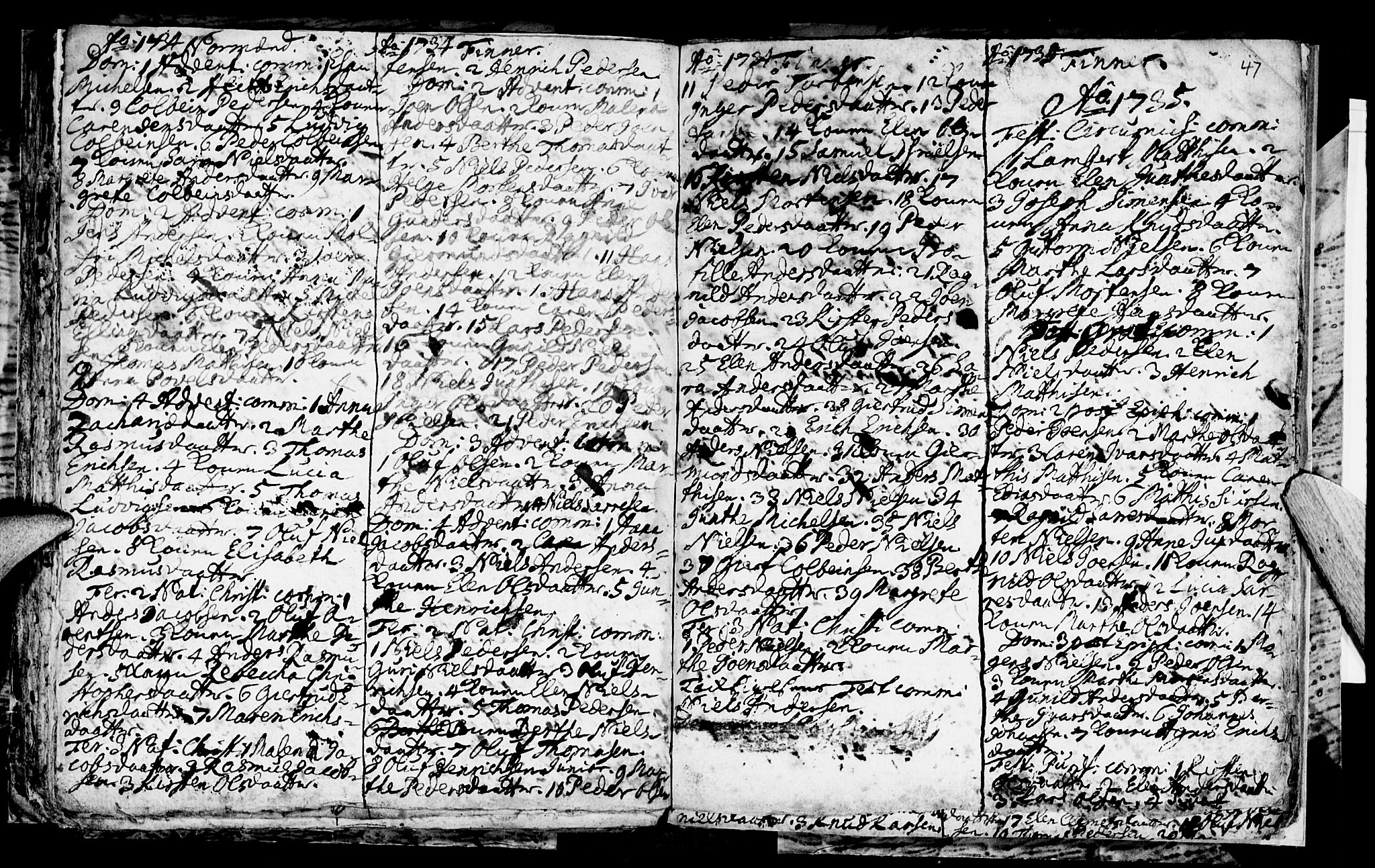 Talvik sokneprestkontor, AV/SATØ-S-1337/H/Ha/L0002kirke: Parish register (official) no. 2, 1729-1735, p. 47