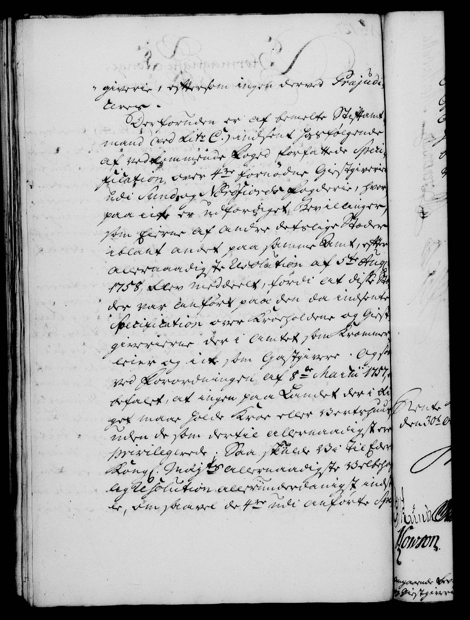 Rentekammeret, Kammerkanselliet, AV/RA-EA-3111/G/Gf/Gfa/L0043: Norsk relasjons- og resolusjonsprotokoll (merket RK 52.43), 1761, p. 475