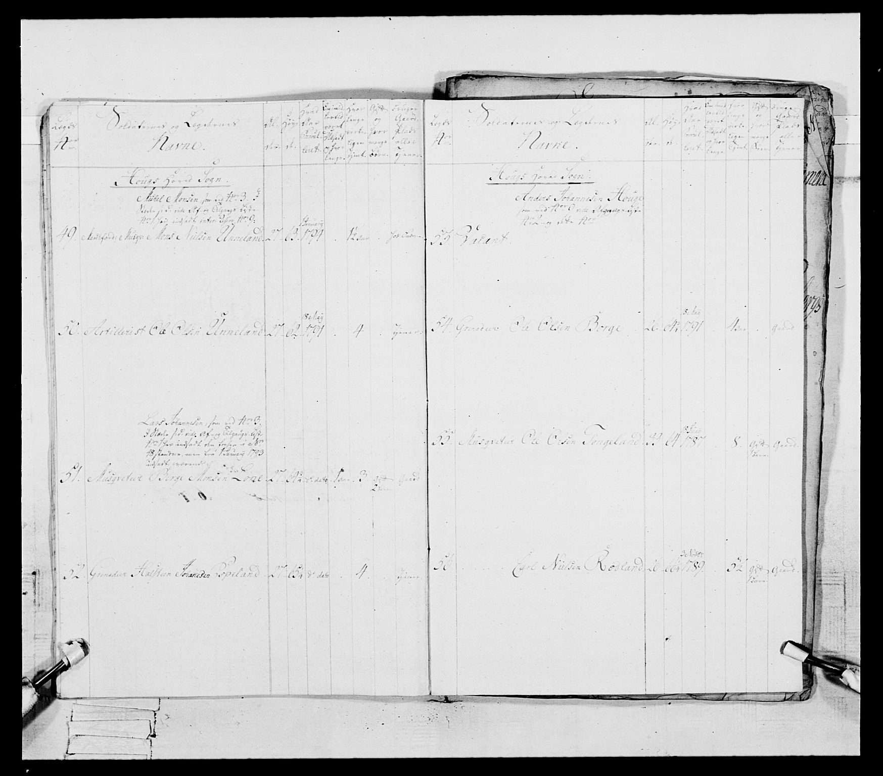 Generalitets- og kommissariatskollegiet, Det kongelige norske kommissariatskollegium, AV/RA-EA-5420/E/Eh/L0096: Bergenhusiske nasjonale infanteriregiment, 1791-1803, p. 280