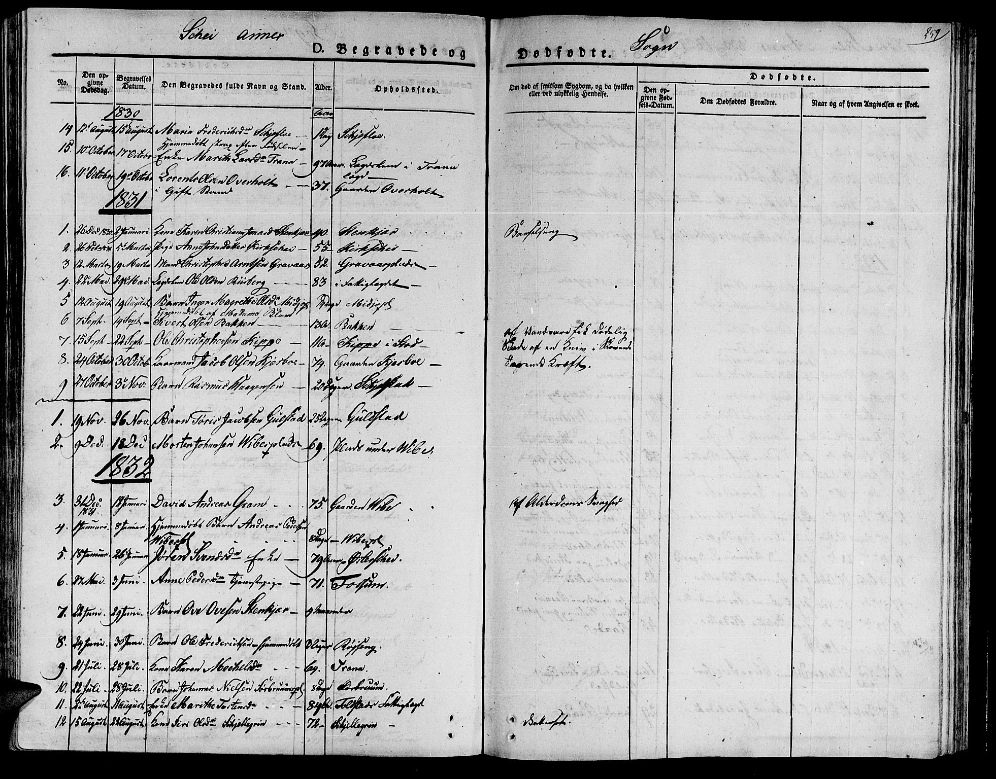 Ministerialprotokoller, klokkerbøker og fødselsregistre - Nord-Trøndelag, SAT/A-1458/735/L0336: Parish register (official) no. 735A05 /2, 1825-1835, p. 259