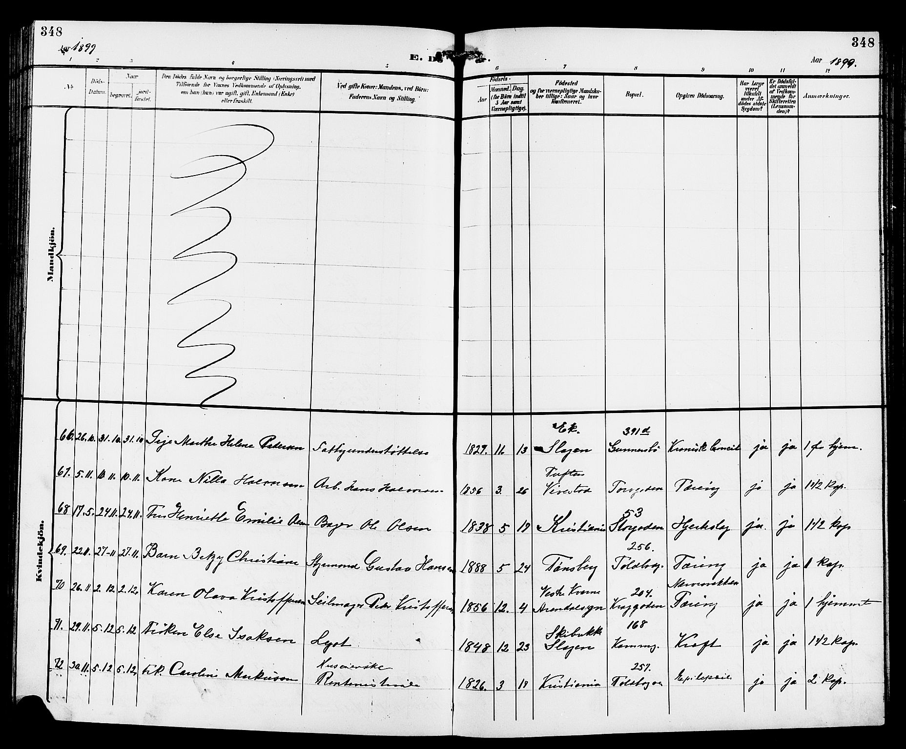 Tønsberg kirkebøker, AV/SAKO-A-330/G/Ga/L0007: Parish register (copy) no. 7, 1896-1904, p. 348