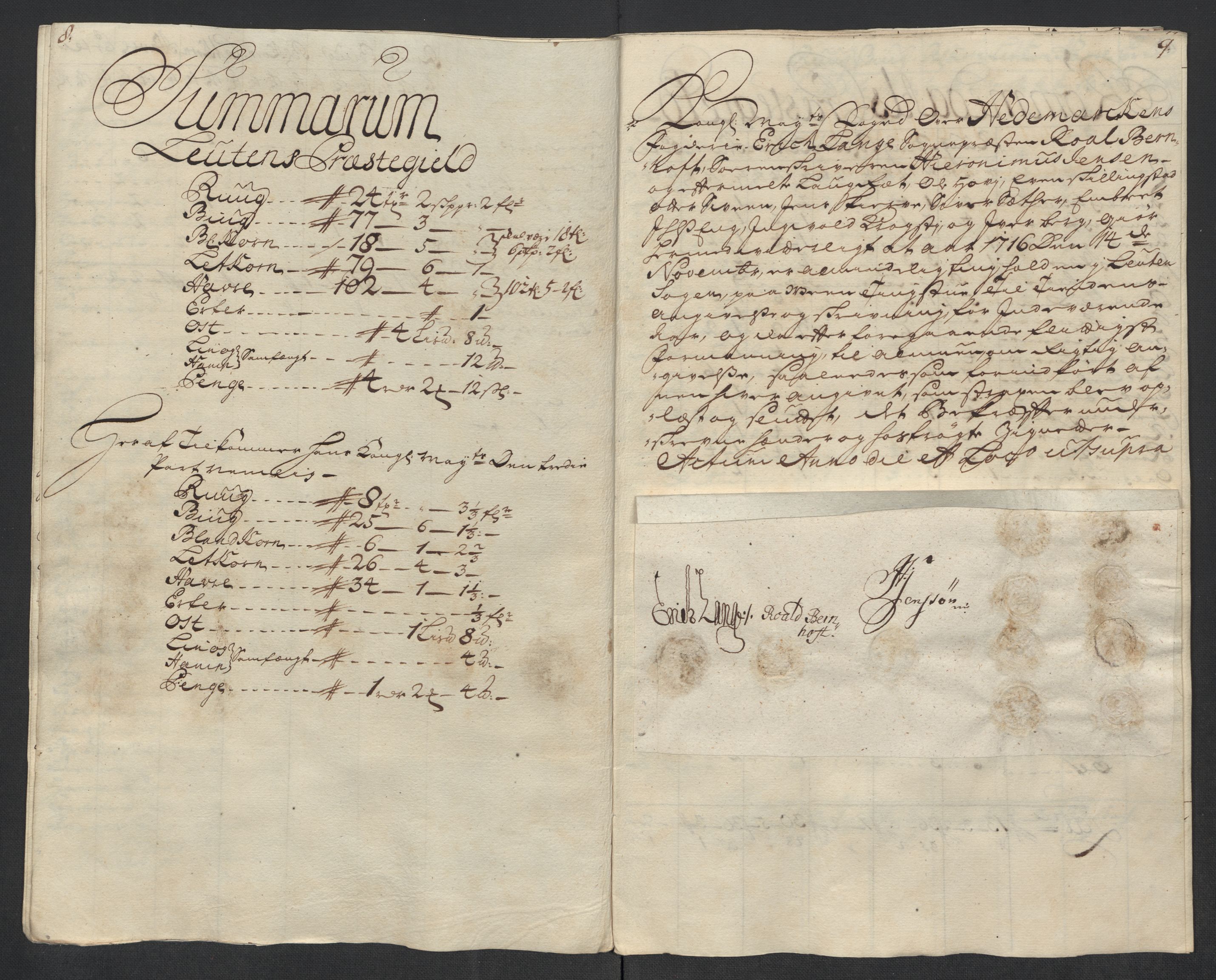Rentekammeret inntil 1814, Reviderte regnskaper, Fogderegnskap, RA/EA-4092/R16/L1055: Fogderegnskap Hedmark, 1716, p. 251