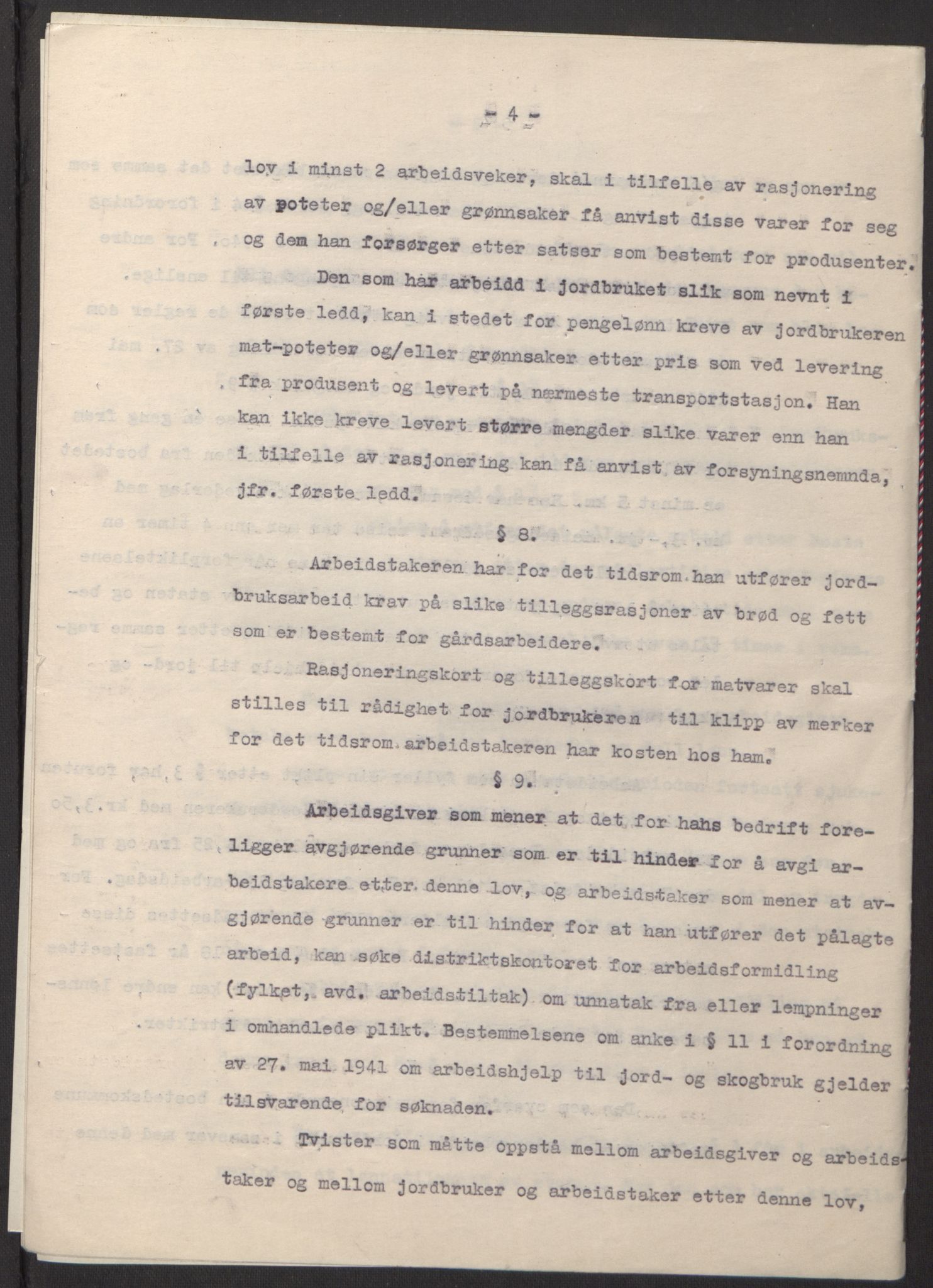 NS-administrasjonen 1940-1945 (Statsrådsekretariatet, de kommisariske statsråder mm), RA/S-4279/D/Db/L0097: Lover I, 1942, p. 314