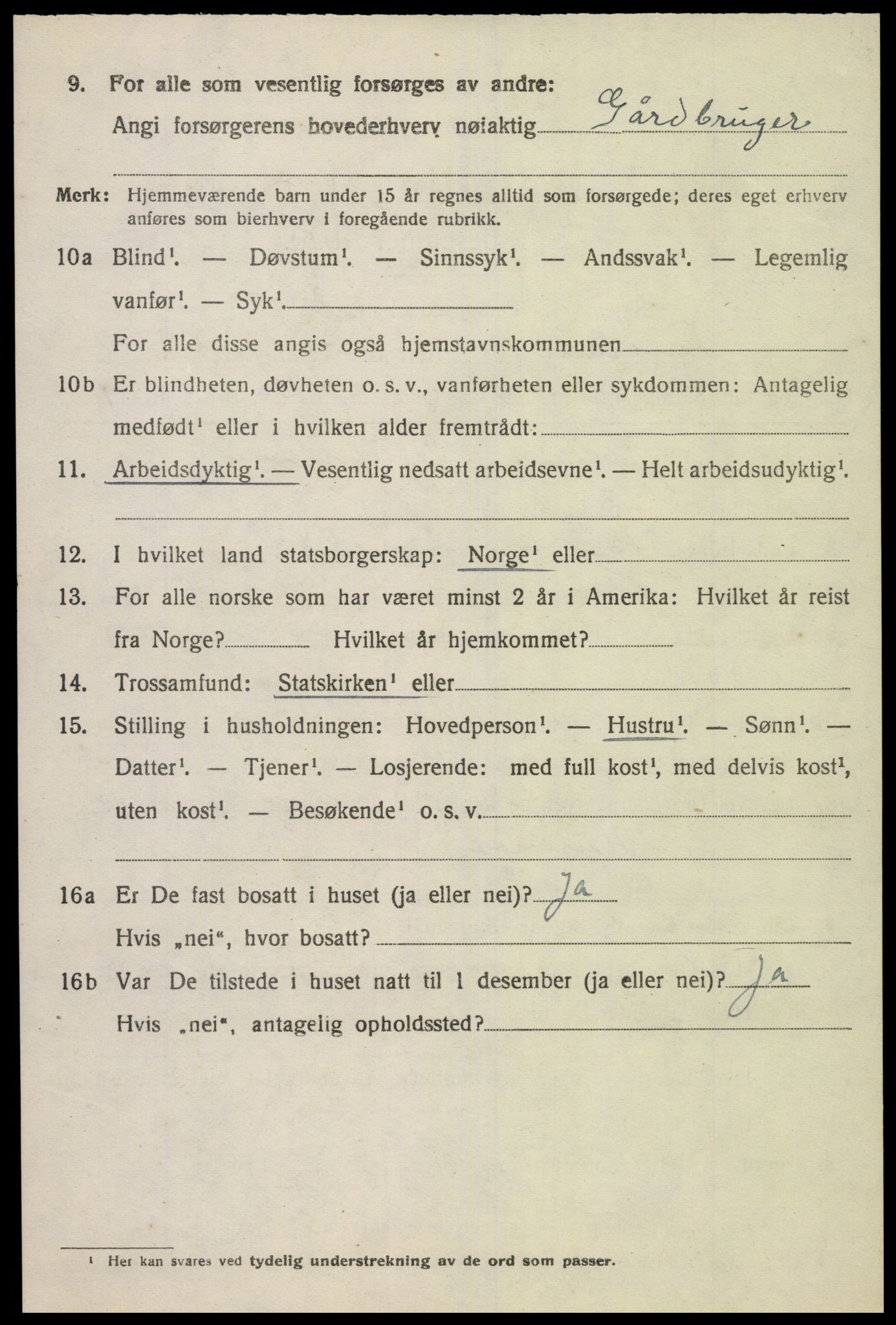 SAK, 1920 census for Finsland, 1920, p. 731